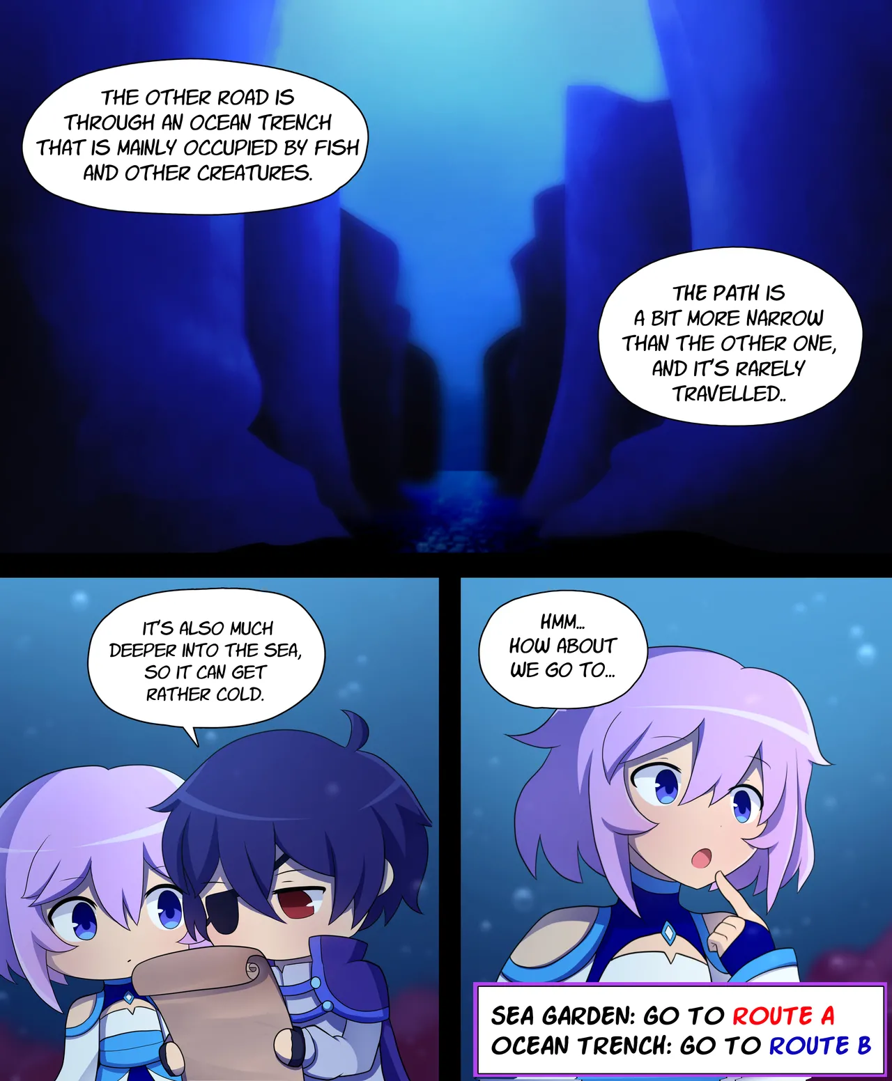 Seraph Ascent Chapter 1 With Route B : OCEAN TRENCH page 10 full
