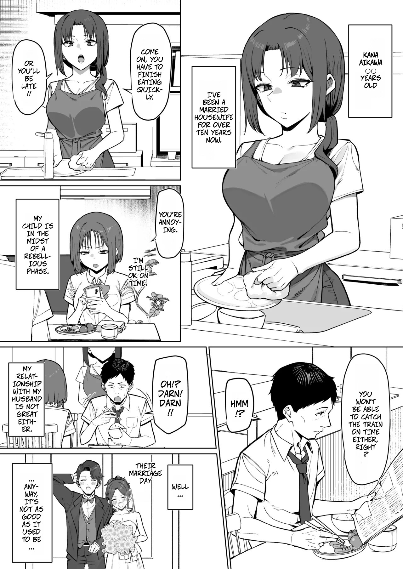 With The Housewife At My Part-Time Job 1-2 -- Baito saki no hitozuma to page 10 full