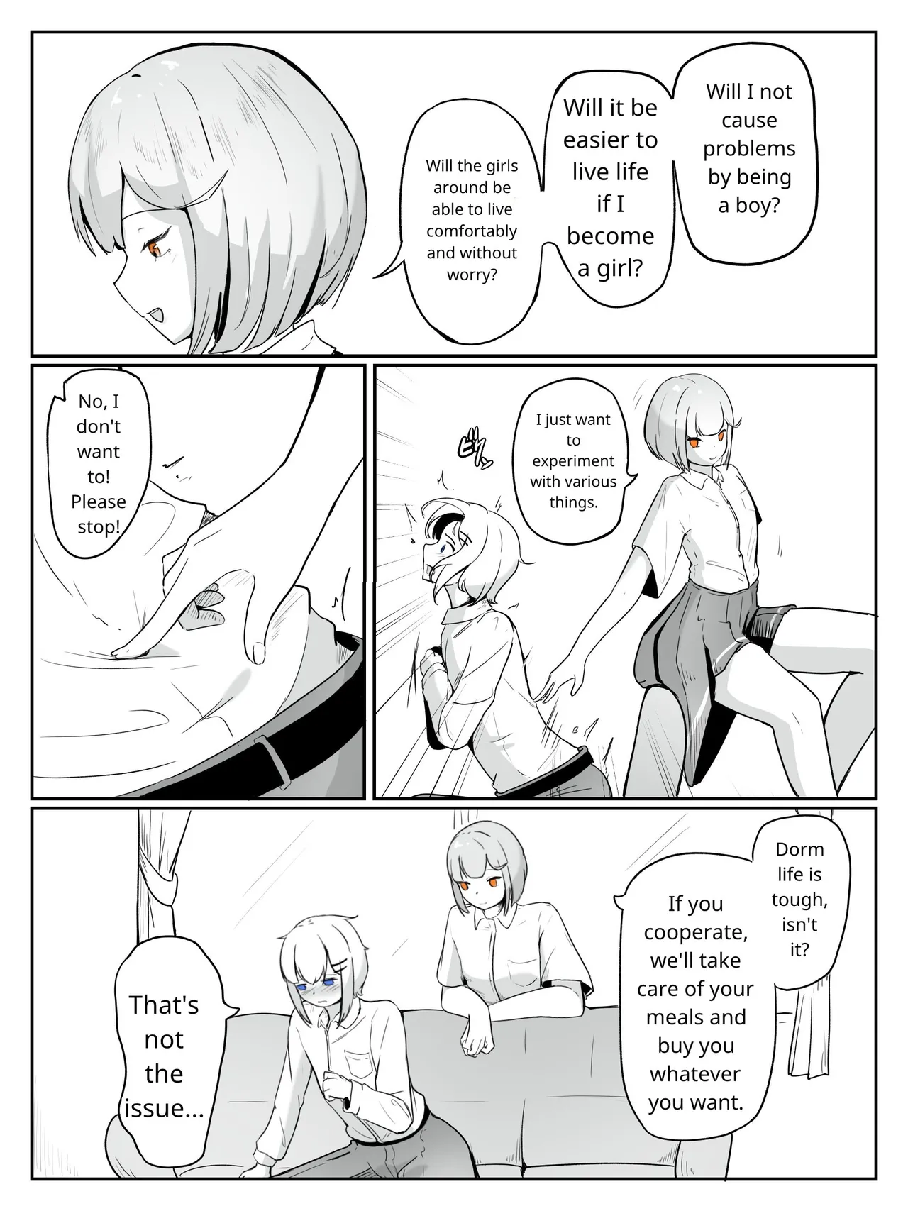 I want the student council to be all girls! page 7 full