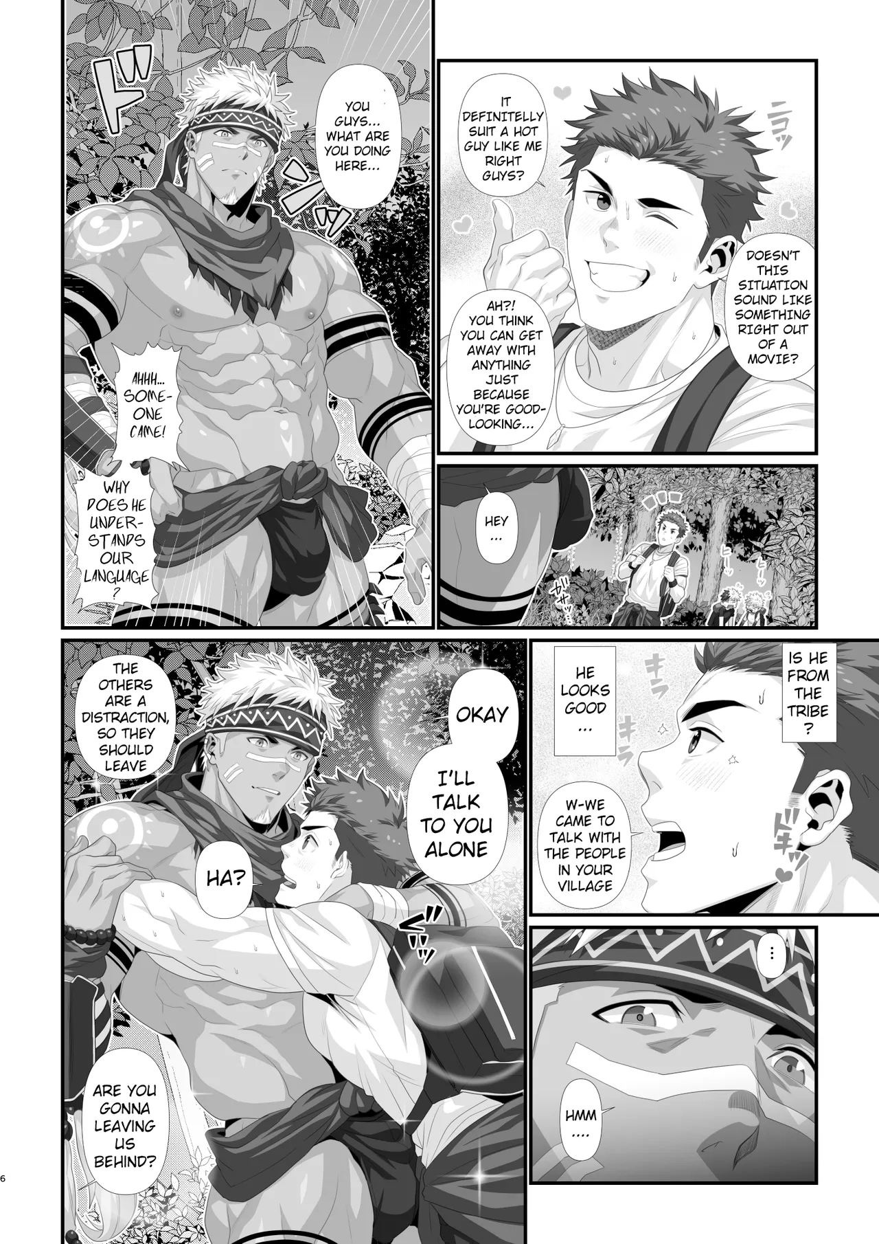 Buzoku seinen × haiyū - Tribal Man x Streamer  + OMAKE page 4 full