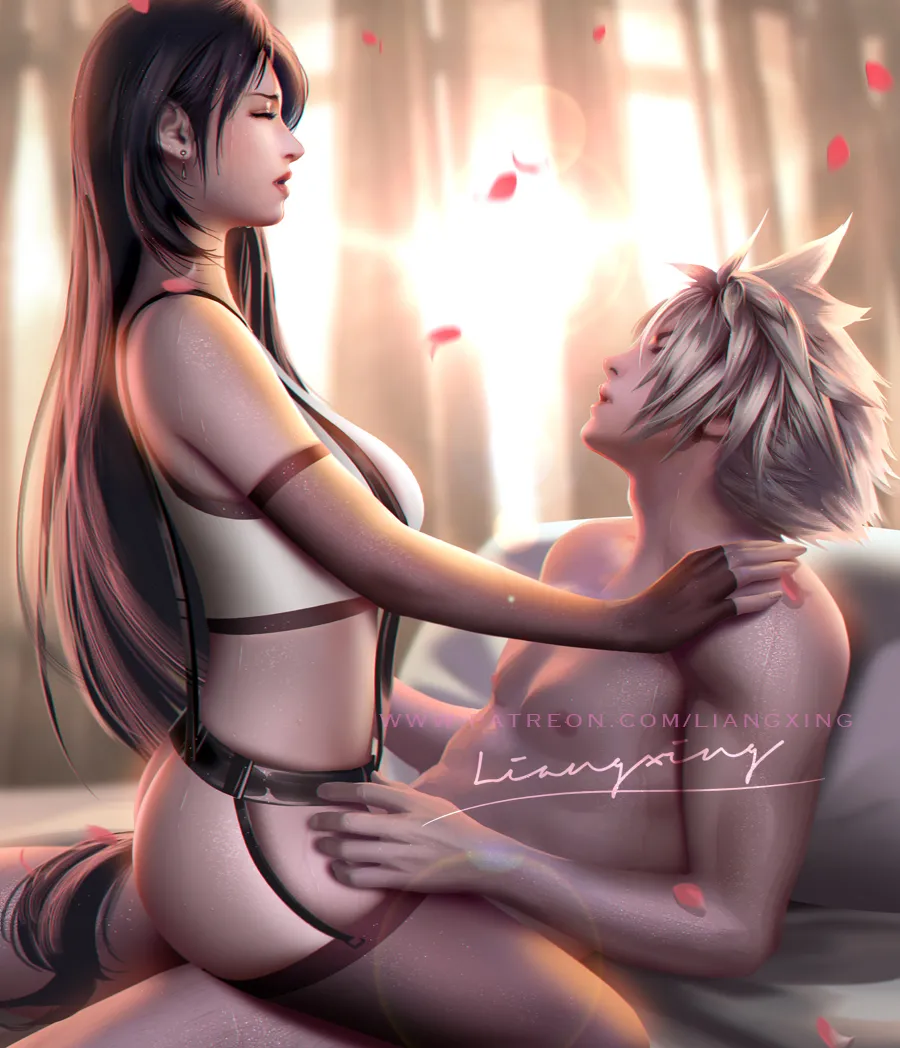 Tifa Lockhart and others by Liang Xing page 5 full