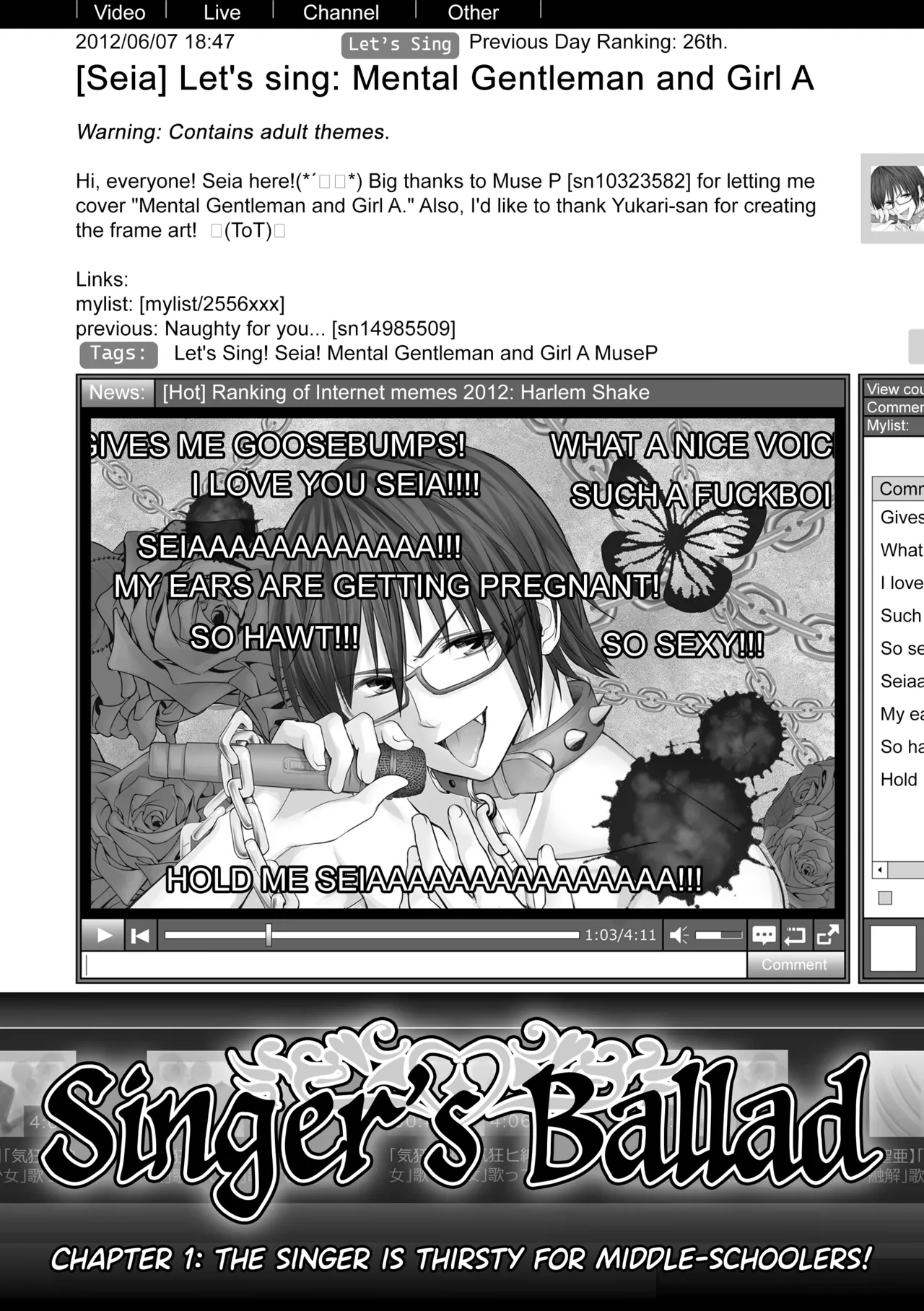 Utaite no Ballad | Singer's Ballad! Book 1! English page 6 full