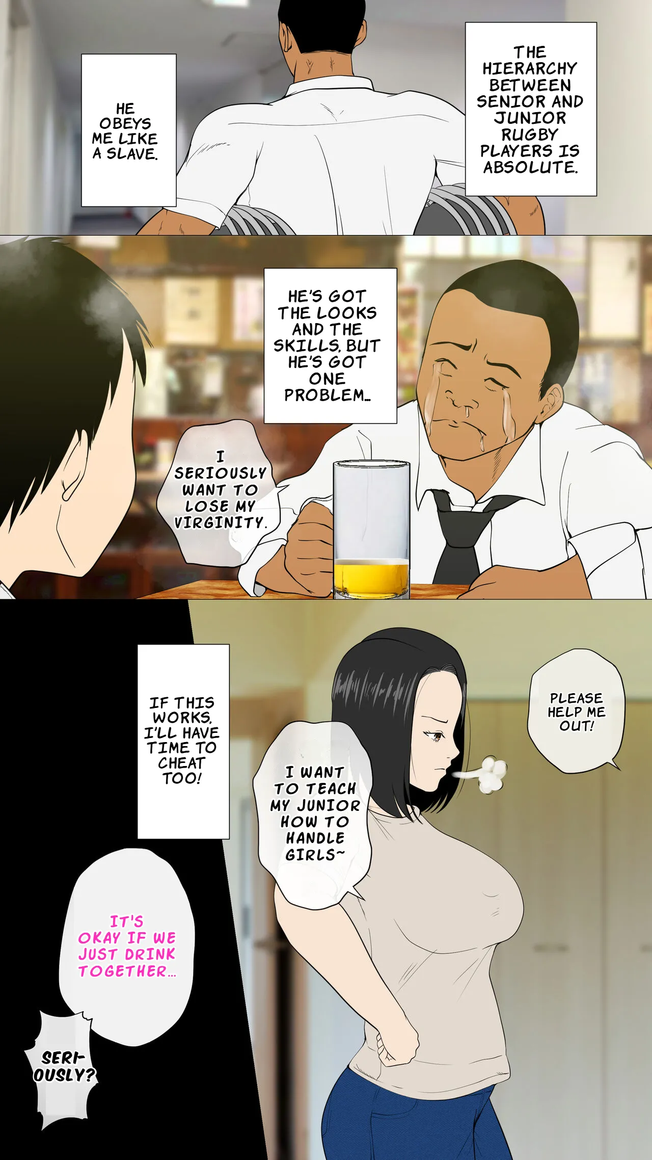 Oniyome to Rugger Man Doutei ~Zenpen~ | The Demon Wife and the Virgin Rugby Player – Part 1 page 5 full