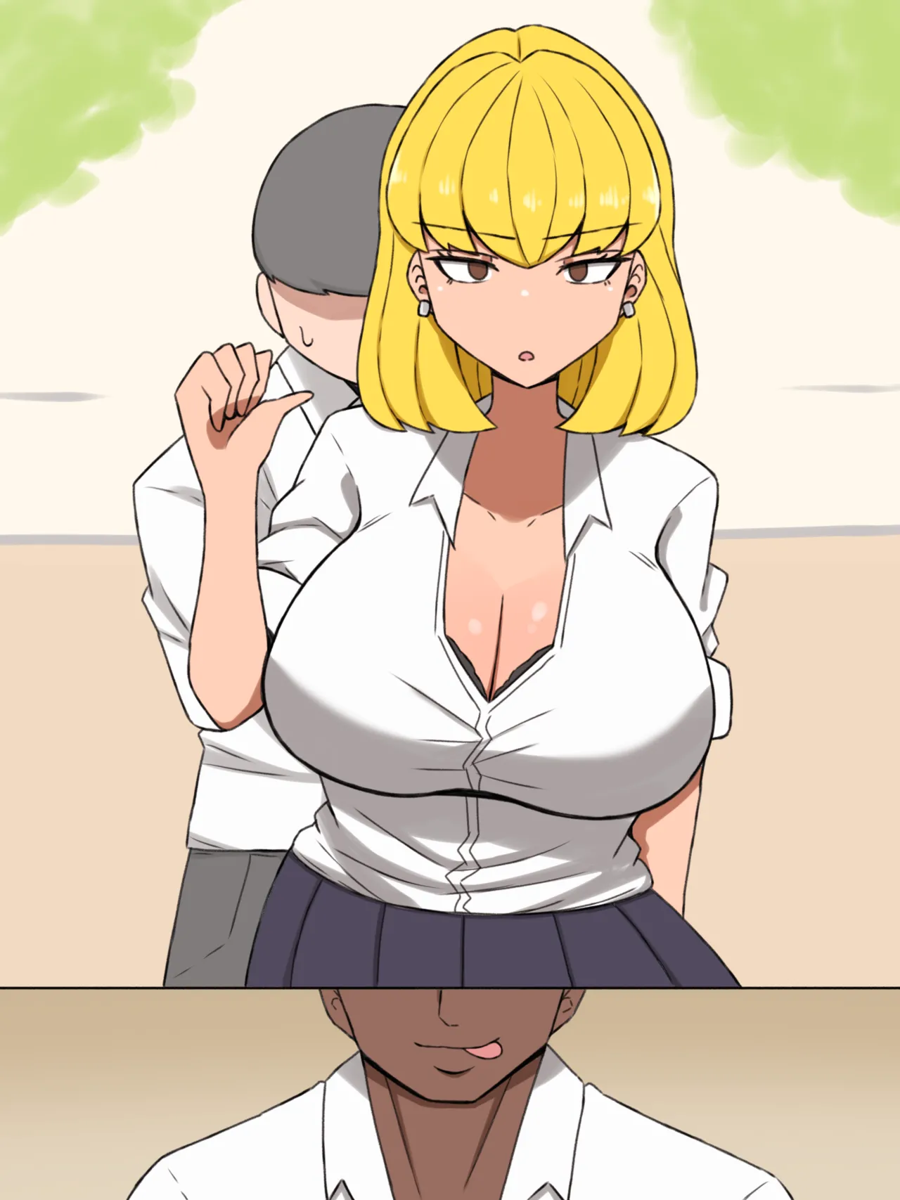 外国人転校生に堕とされるオタクに優しいギャル page 4 full