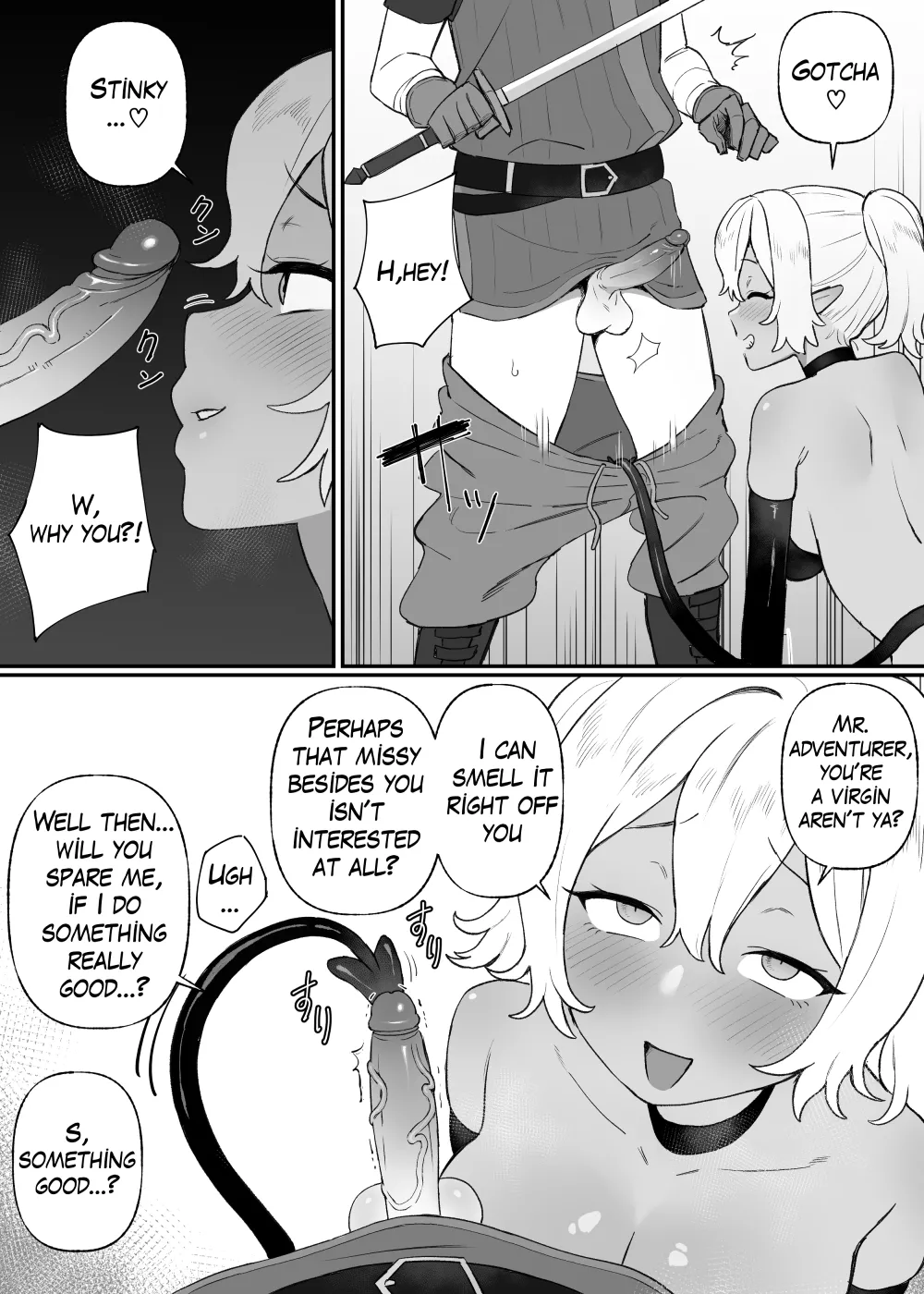 Kakyuu Inma no Dorei | A Slave of a Low-Class Succubus Ch. 1-2 page 4 full