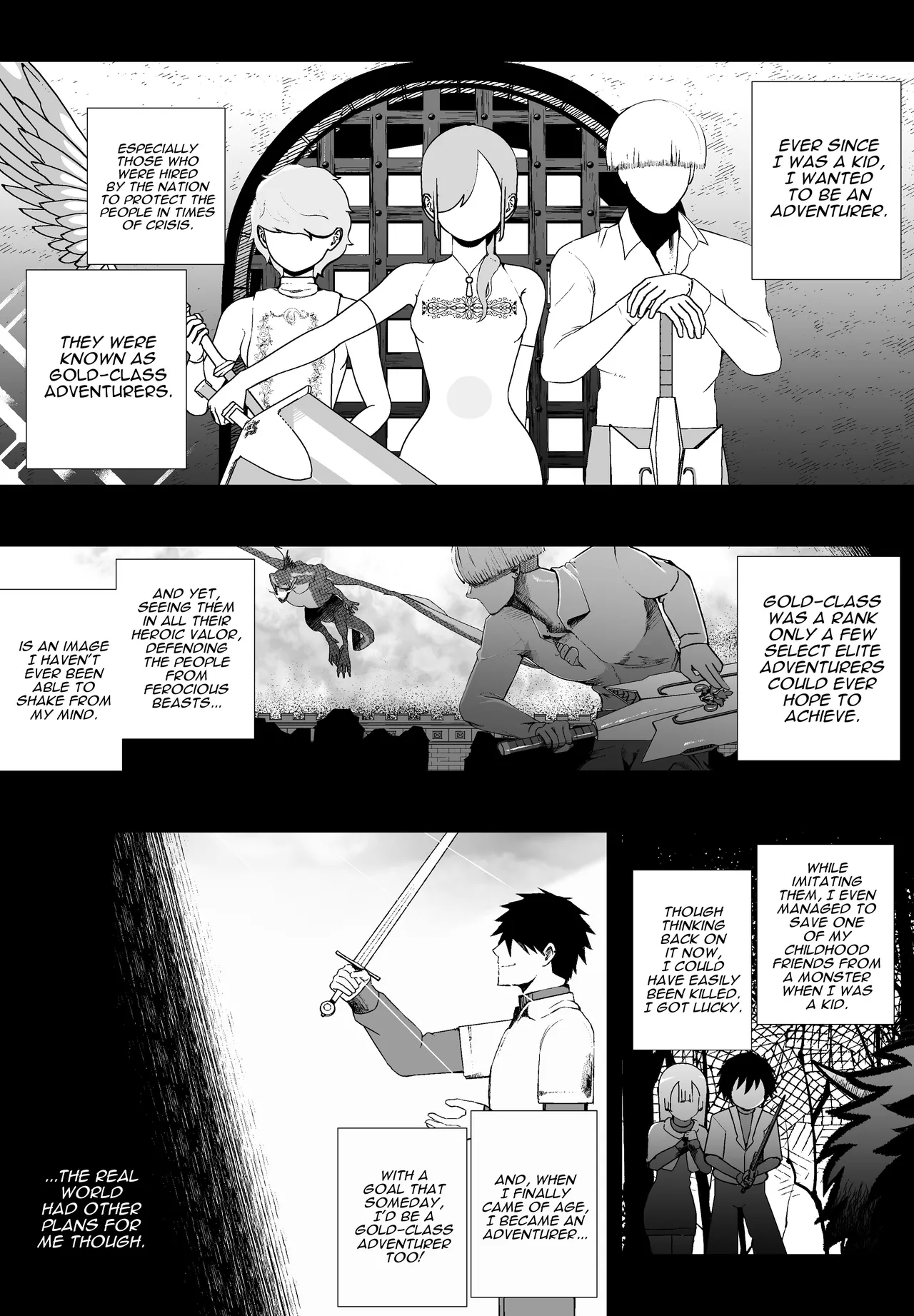 Taisetsu na Tsuma ga Iru noni...... 10-Kai Shasei Shinai to Derenai Heya de Kinkyuu Boukensha no Elite Osananajimi ni Okasarete Shimatta Hanashi | Even Though I Love My Wife... Fucked By My Elite Blond Adventurer Friend in a 10x Sex-Locked Room page 3 full