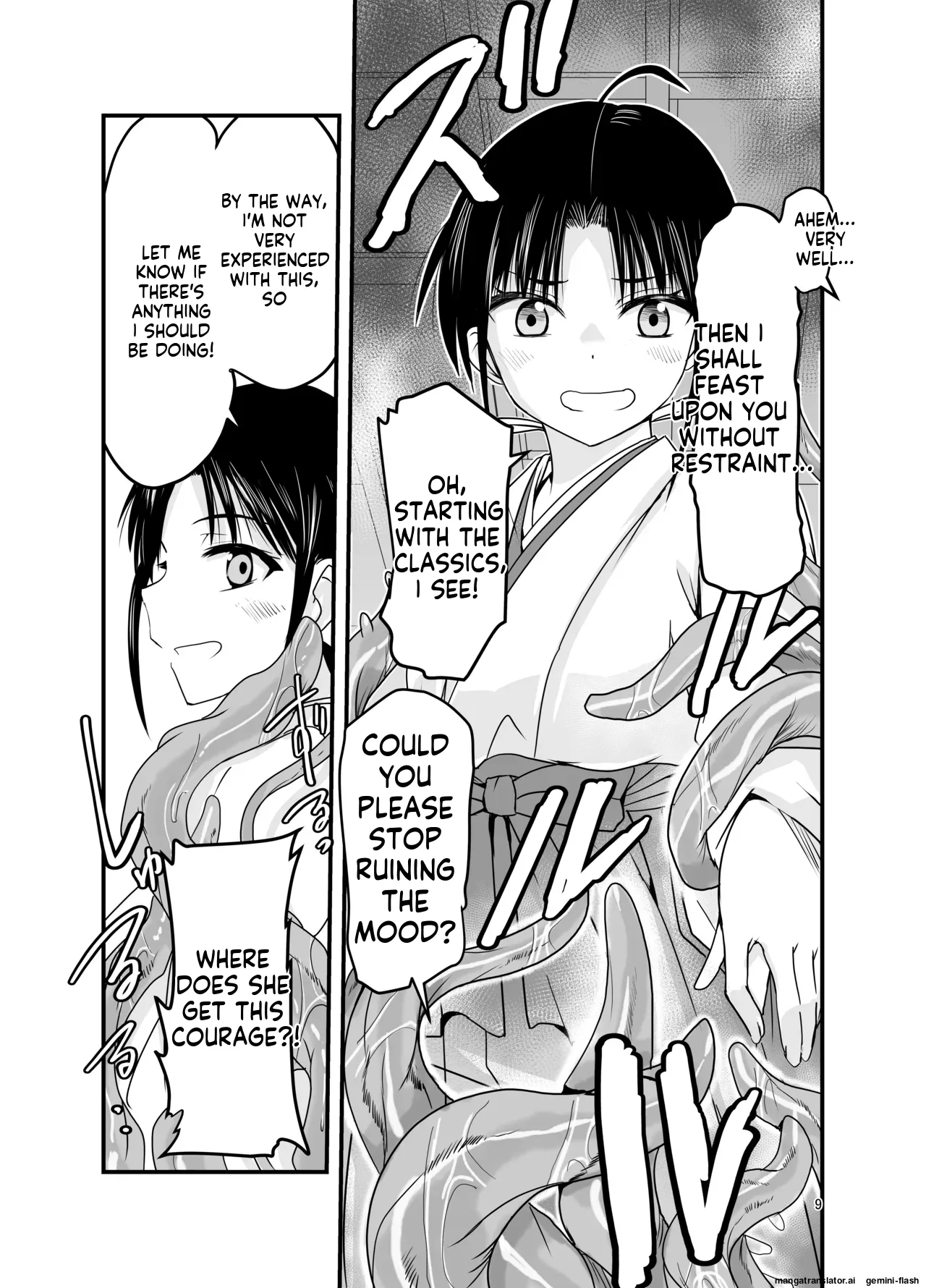 Tentacles want to make the sacrifice understand! page 9 full