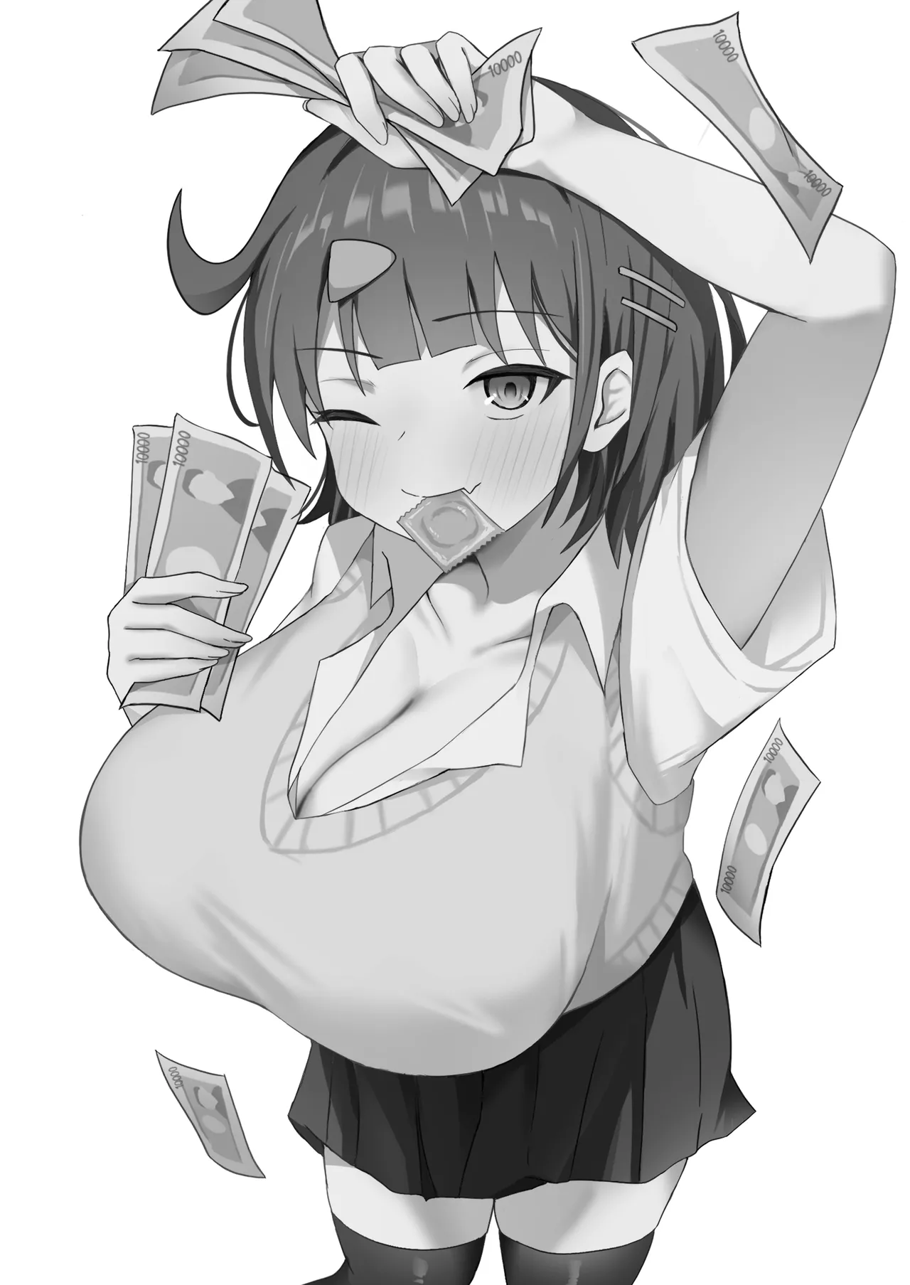 Papakatsu JK ga Ojisan Chinpo ni Ochirumade page 2 full