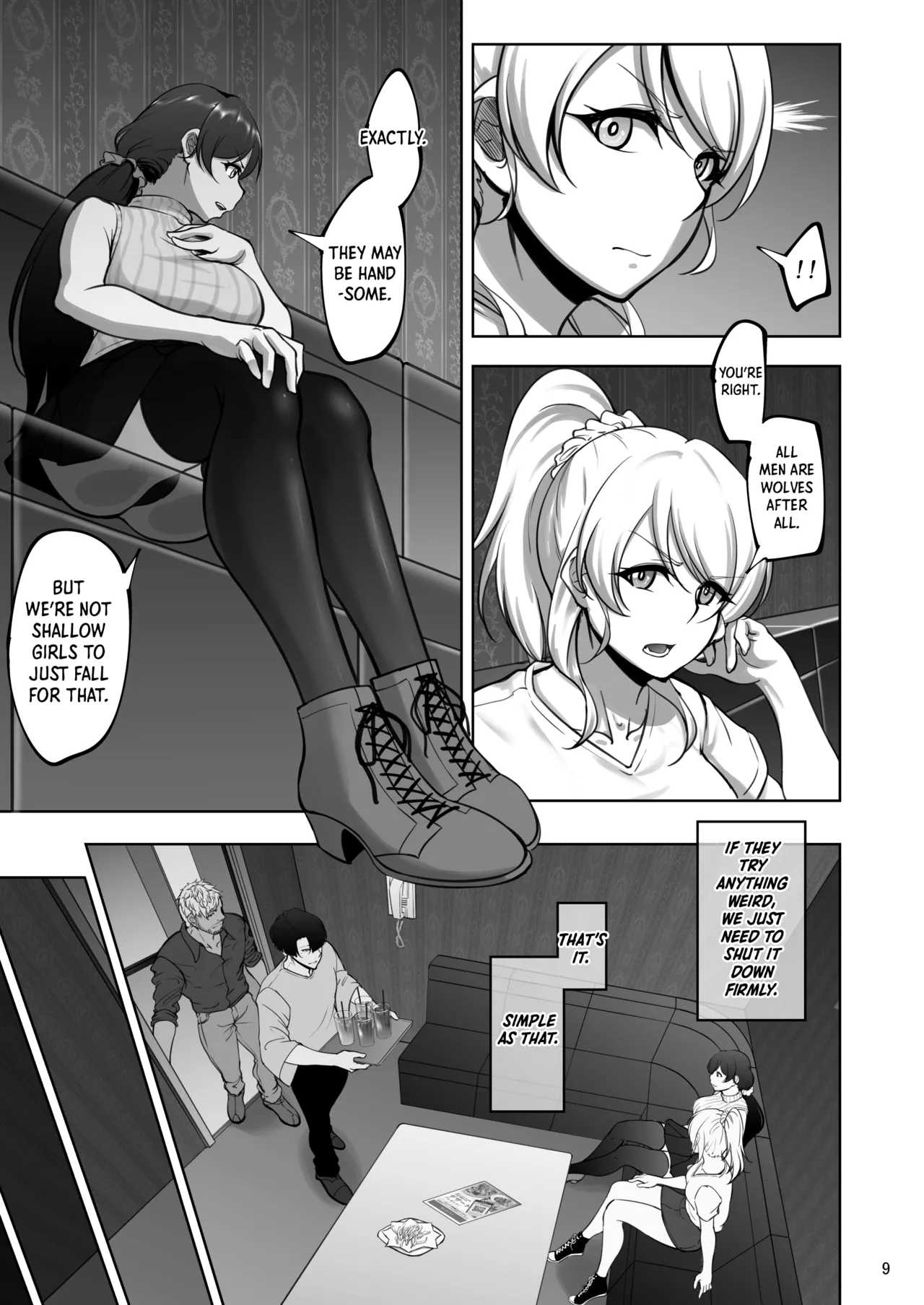 Eri to Nozomi no Joujiroku 1 | The Sex Records of Eli and Nozomi 1 page 9 full