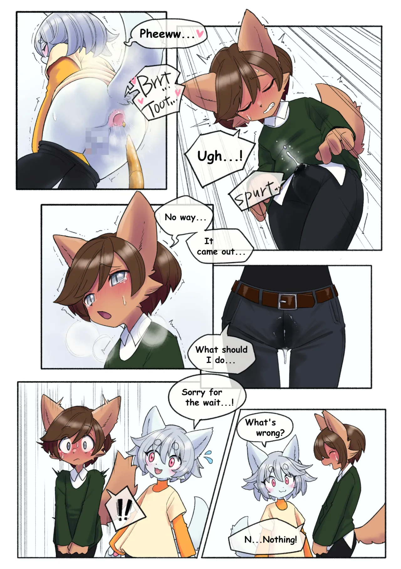 Male Kemono Pooping page 4 full