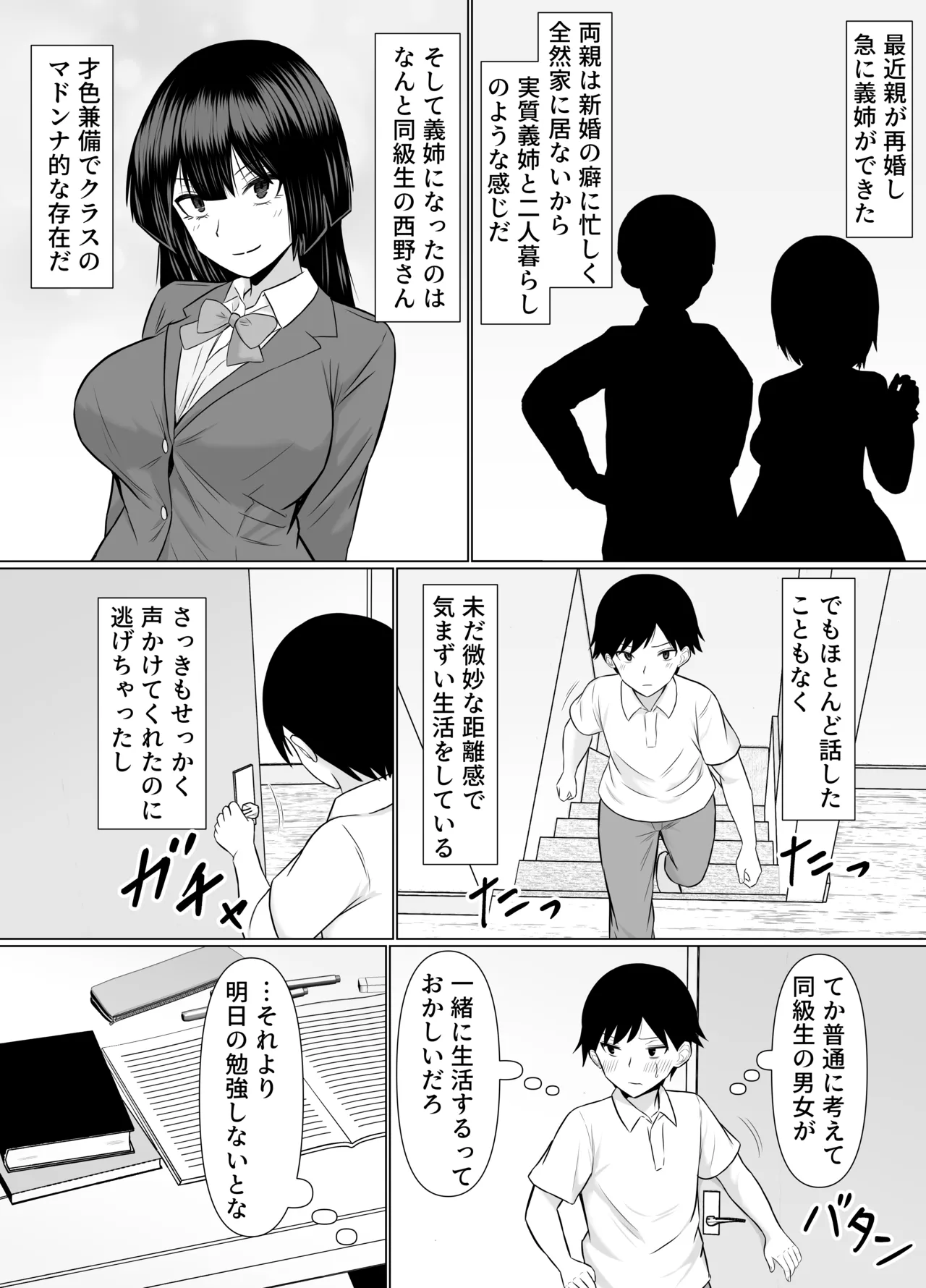 優等生な義姉のオナニーを目撃しちゃった話 page 3 full