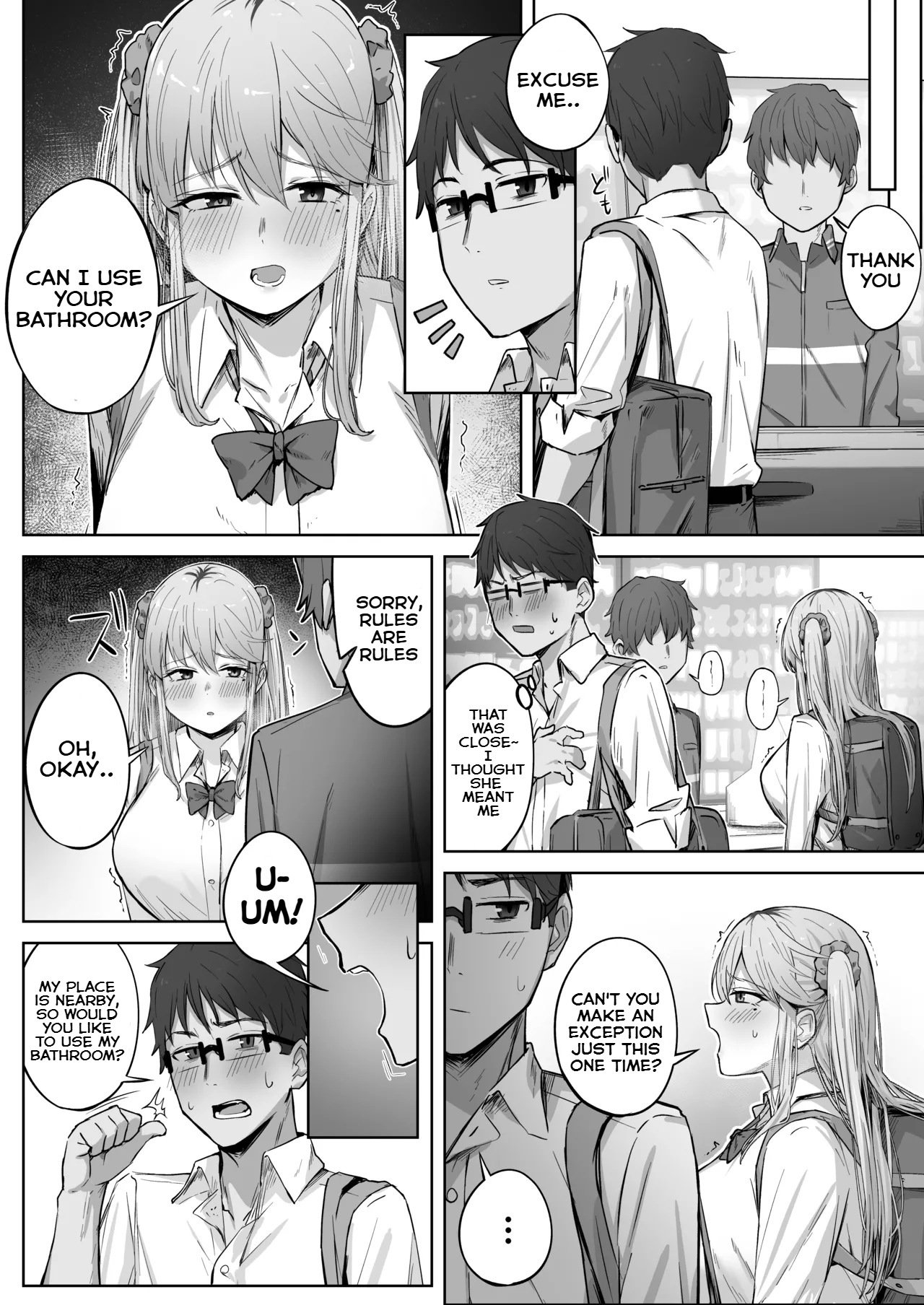Class de Ninki no Gal wa Omorashi to Kanbotsu Chikubi ga Complex Datta. | The popular gal in my class had a wetting and inverted nipple complex. page 6 full