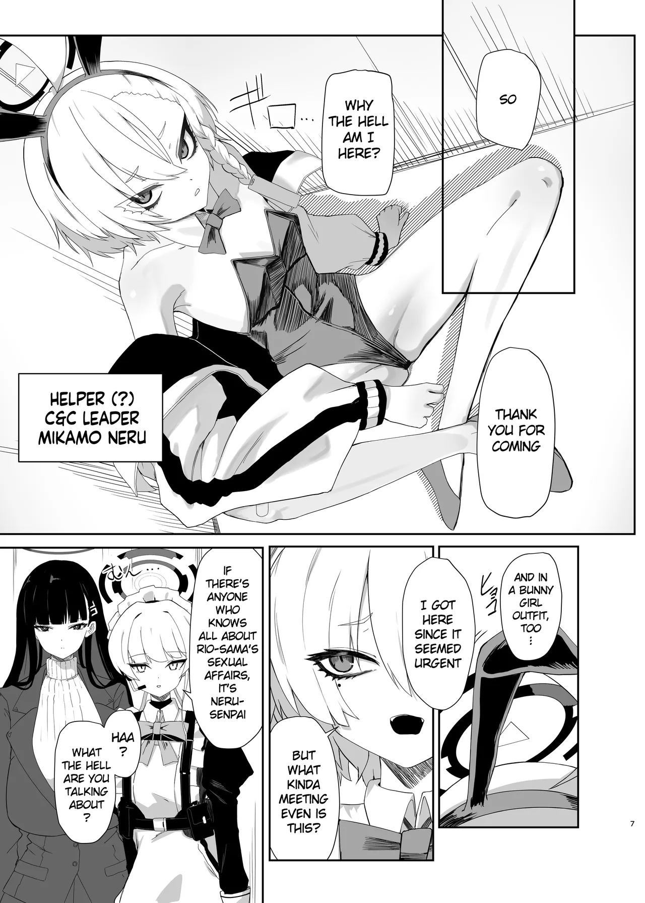 Chou Tensai Byoujaku Bishoujo Chinpo Hacker VS Big Sister page 7 full