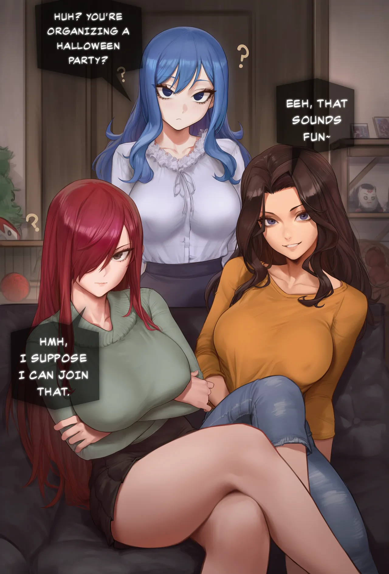 Halloween Party With Fairy Tail Girls page 1 full