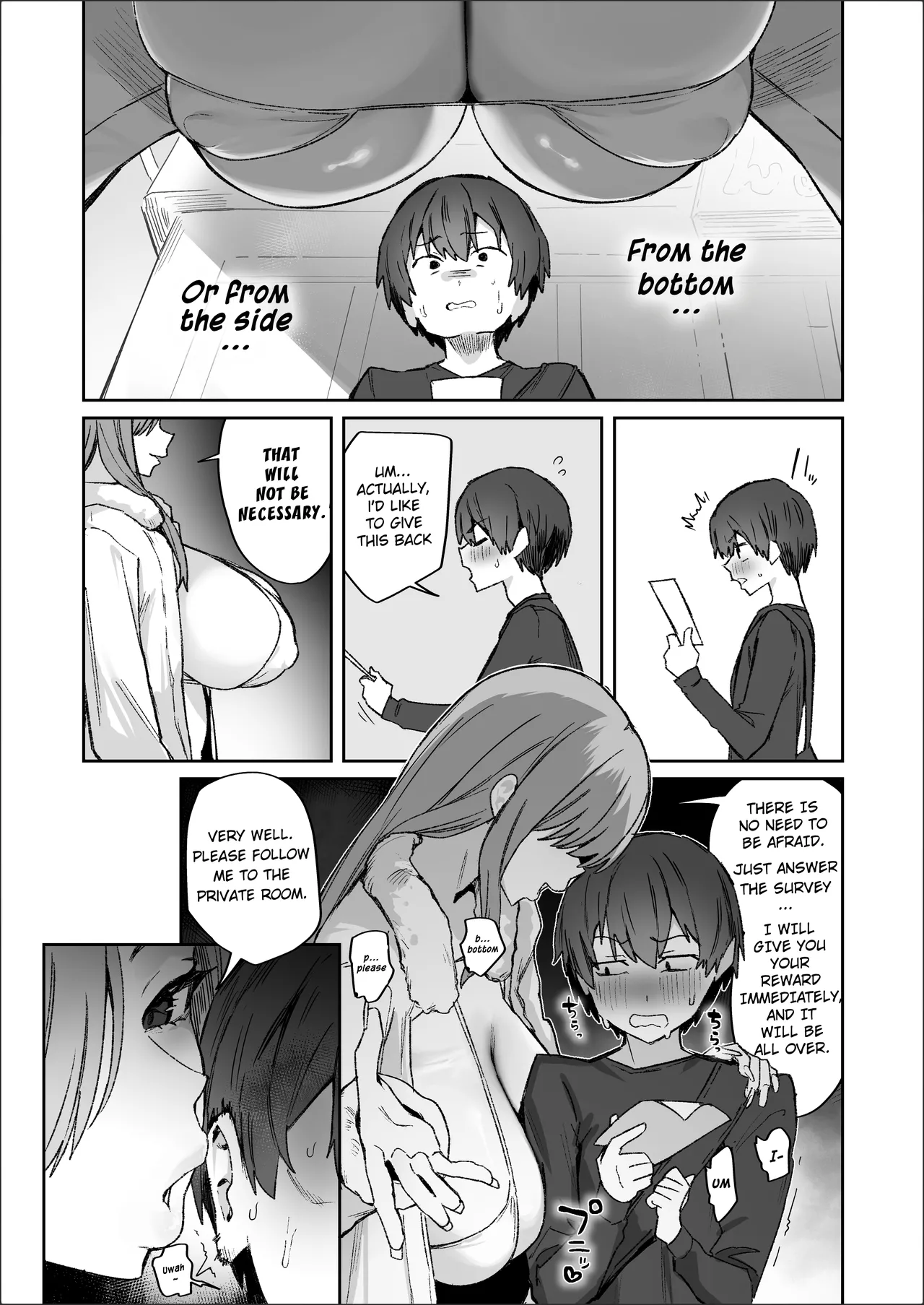 Jiman no rokettooppai de kan'yū suru Yatsu | Sketchy Solicitor who recruits with her prized "Rocket-Oppai" page 3 full