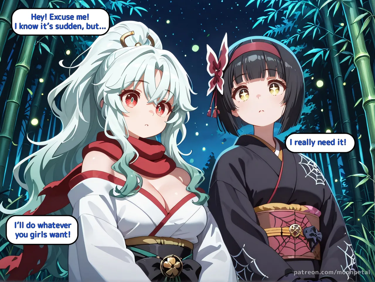 Wanna make a bet? ch. 15 - Mio and Tomoe page 4 full