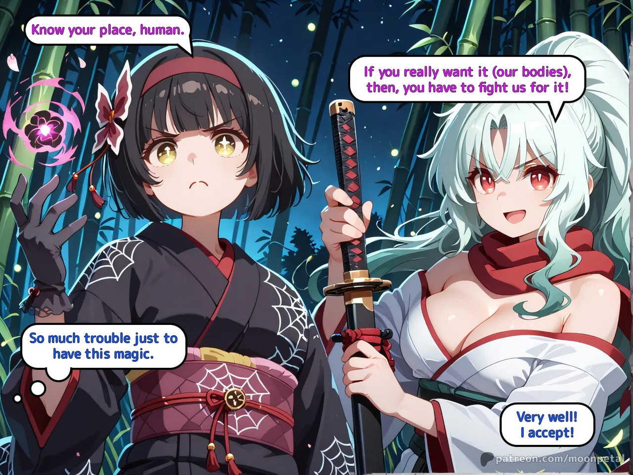 Wanna make a bet? ch. 15 - Mio and Tomoe page 5 full