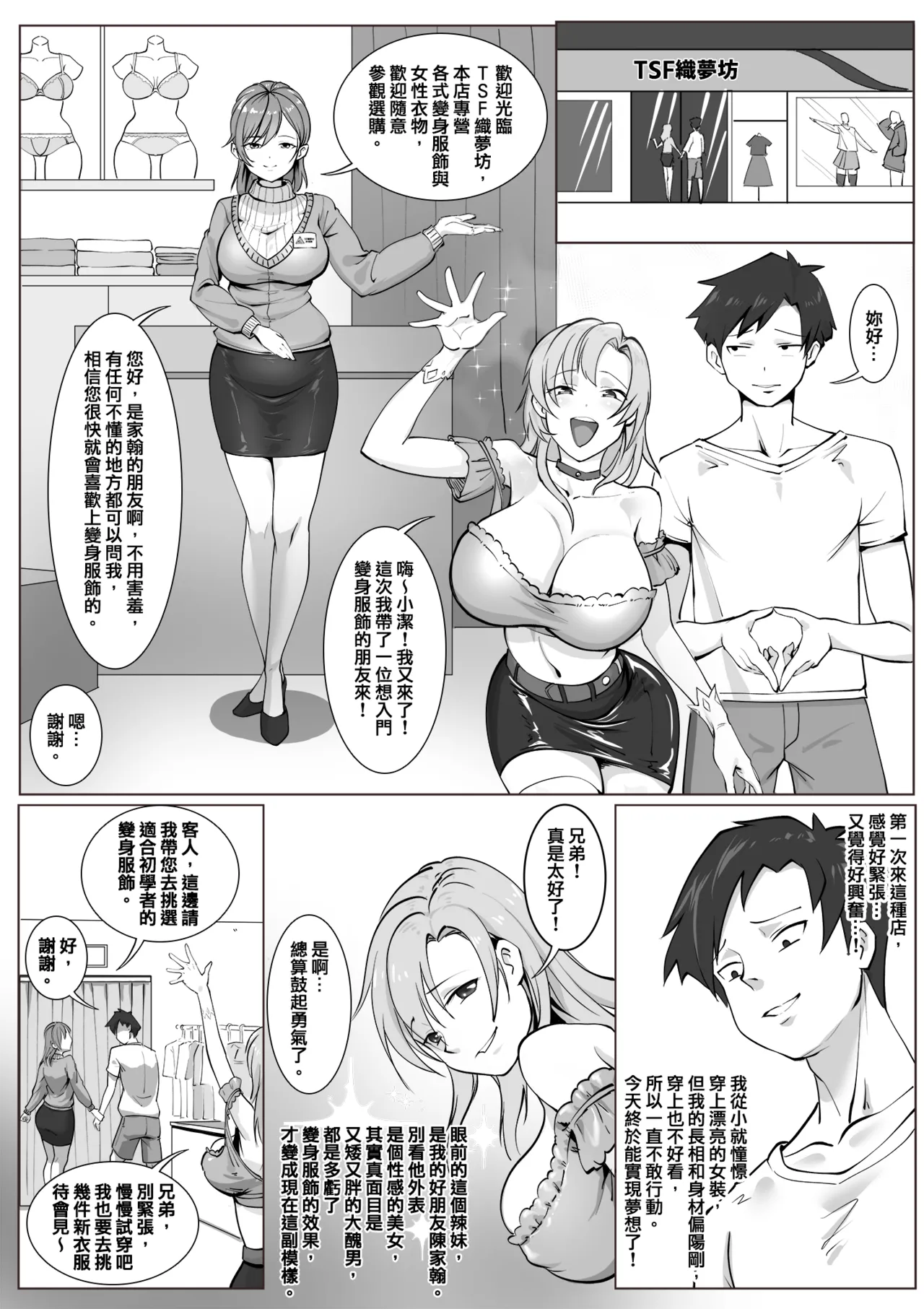 變身服飾店【皮物、變身、女體化】 page 2 full