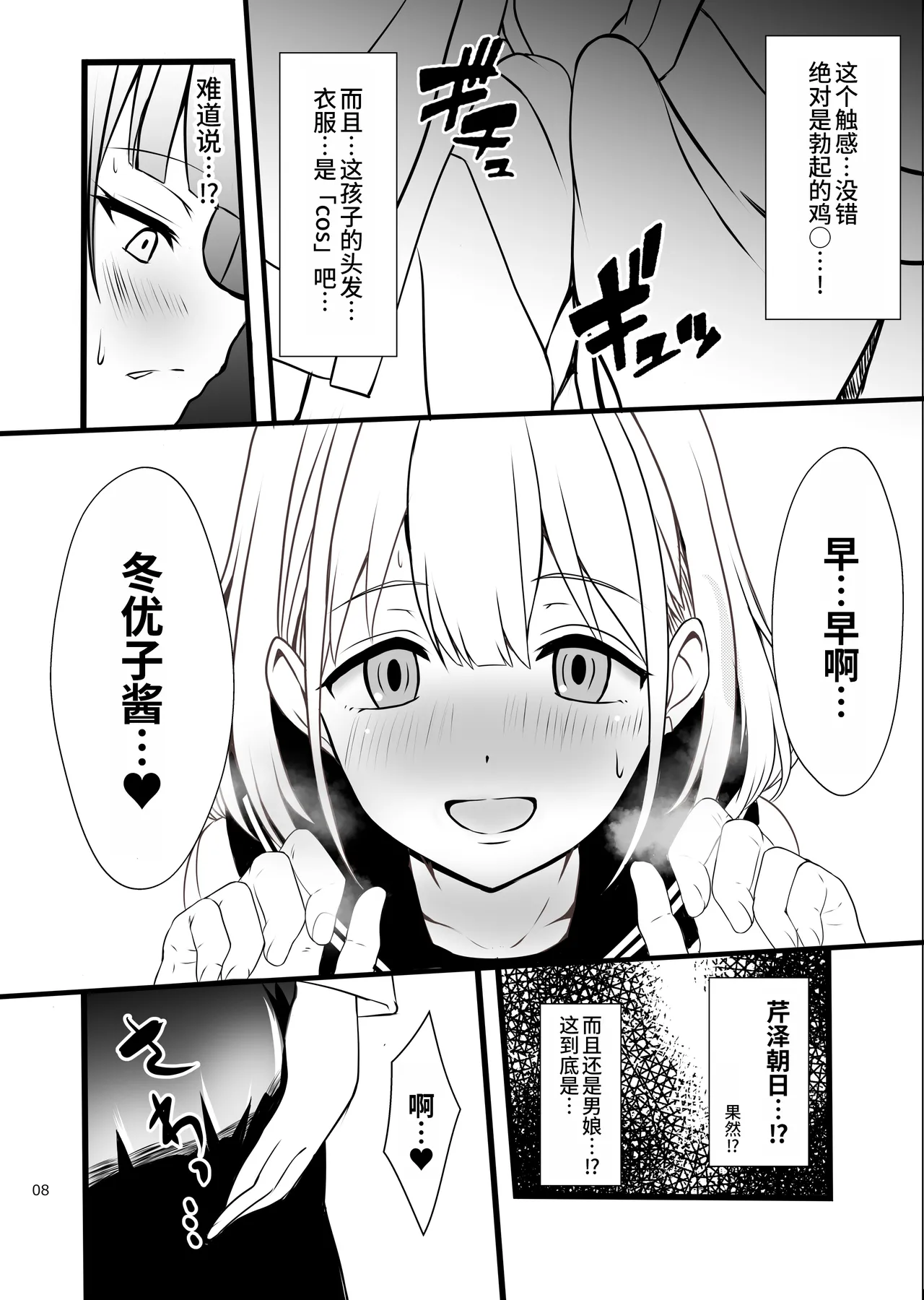 Fuyuko♂Asahi♂ himitsu no ○○ page 8 full