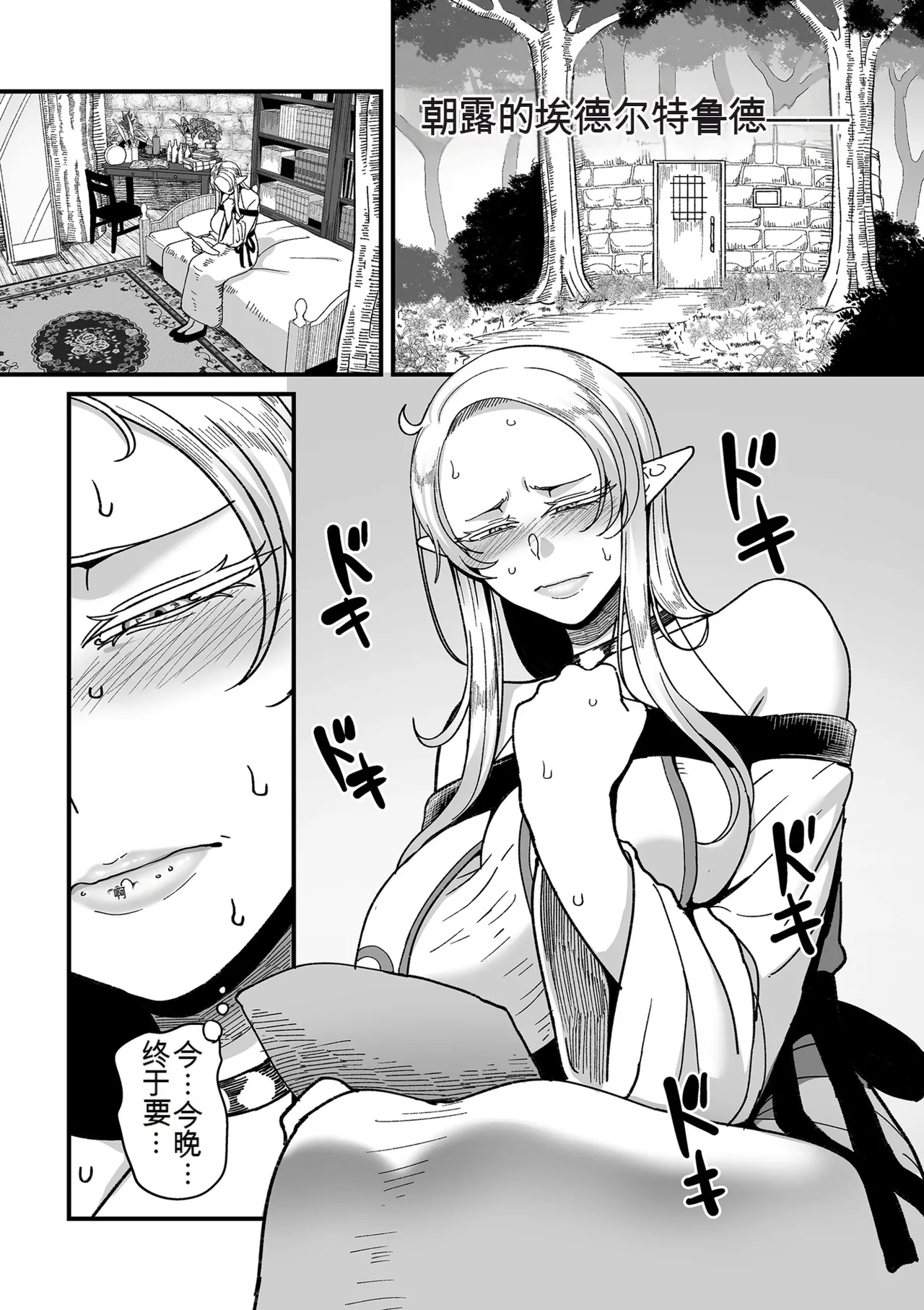 Genkai Jukujo Elf Senyou! Danshou Delivery Service!! + Sonogo + Character Settei Shuu | 熟女精灵极限专用!男妓外送服务!! page 9 full