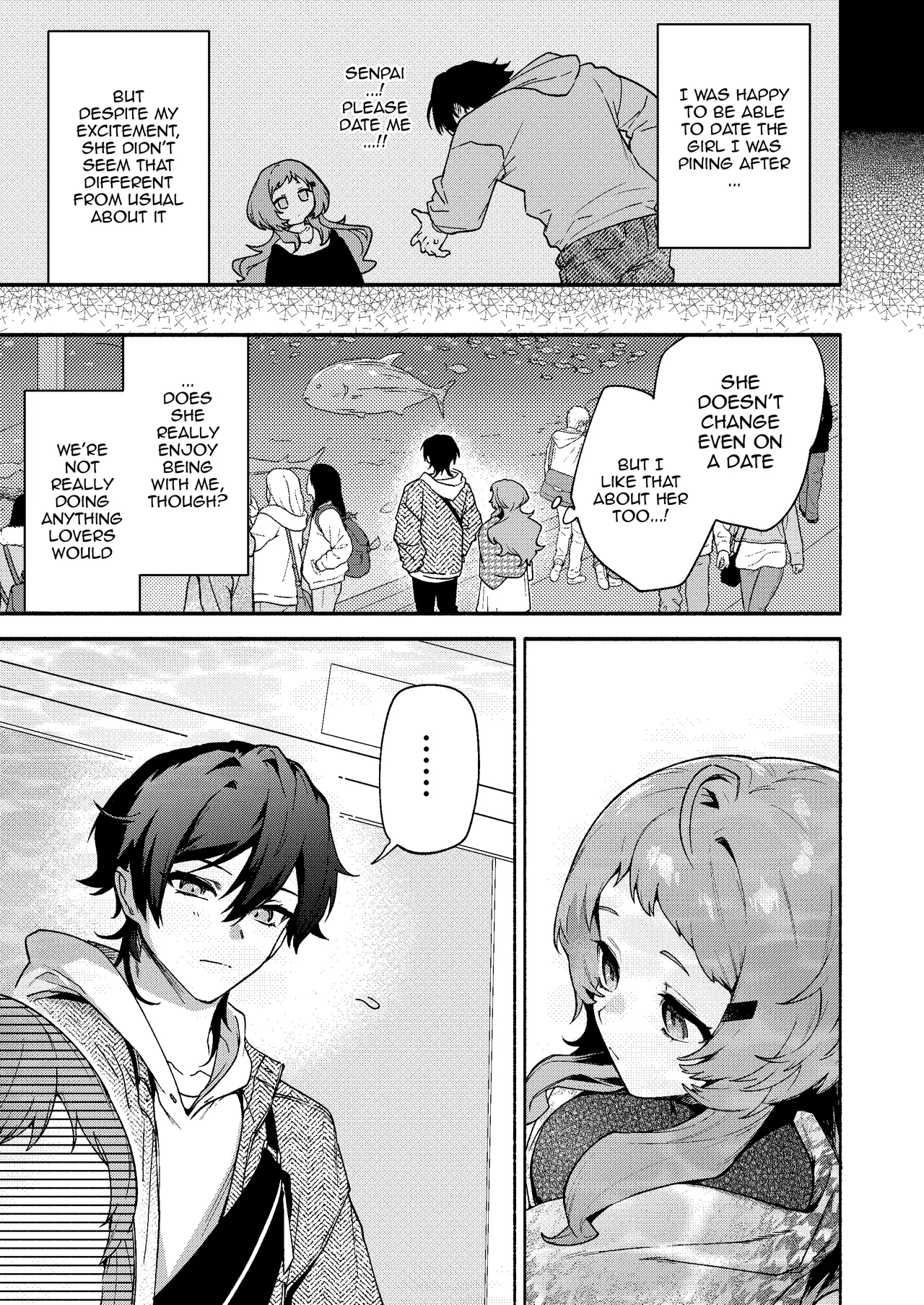 Mako-senpai ni Taberareru. ~Chiisakute Dekkai Ama Sado Senpai ni Otosareru~ | Eaten By Mako-senpai ~Falling To A Tiny But Huge Sadist Senpai~ page 7 full