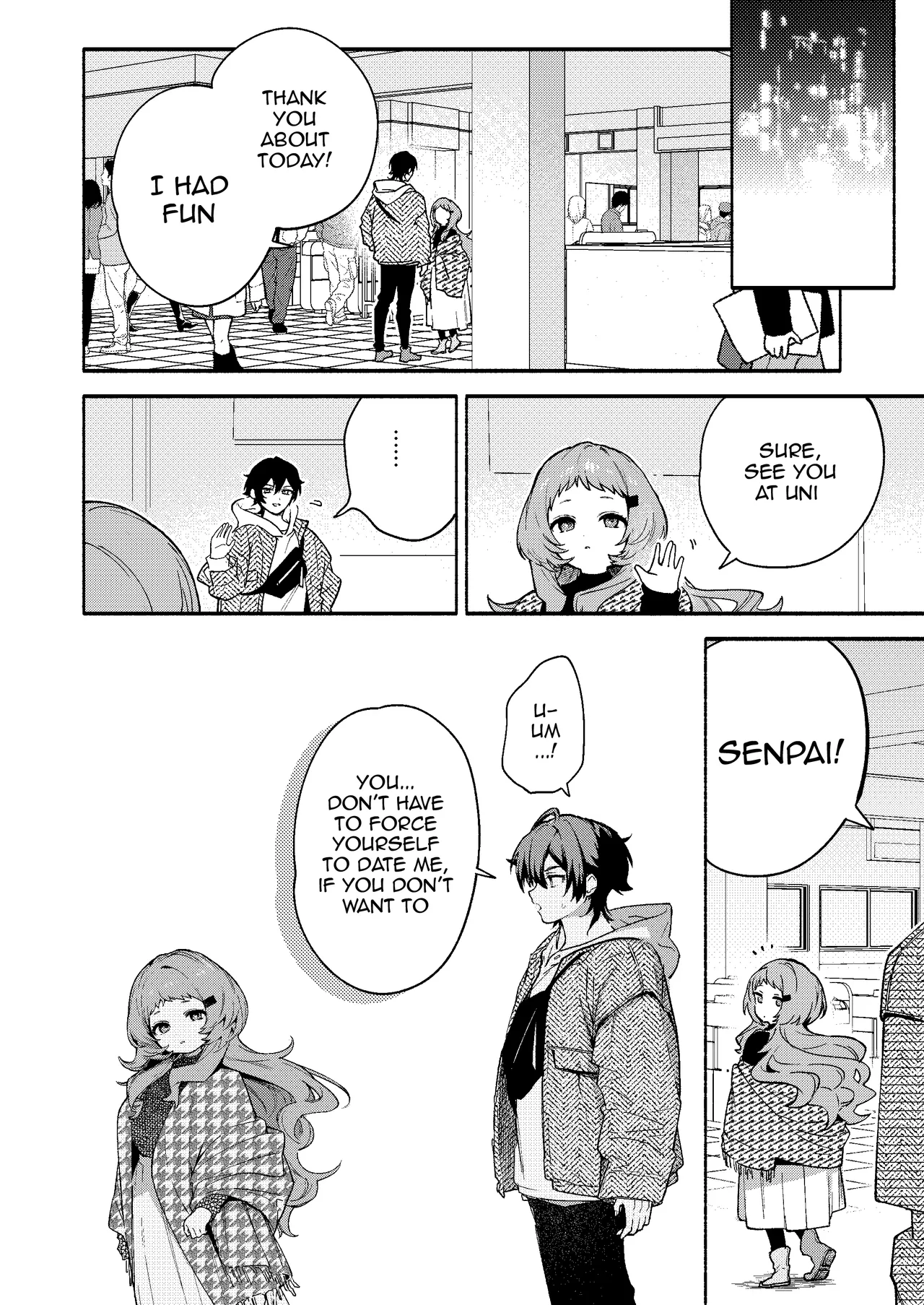 Mako-senpai ni Taberareru. ~Chiisakute Dekkai Ama Sado Senpai ni Otosareru~ | Eaten By Mako-senpai ~Falling To A Tiny But Huge Sadist Senpai~ page 8 full