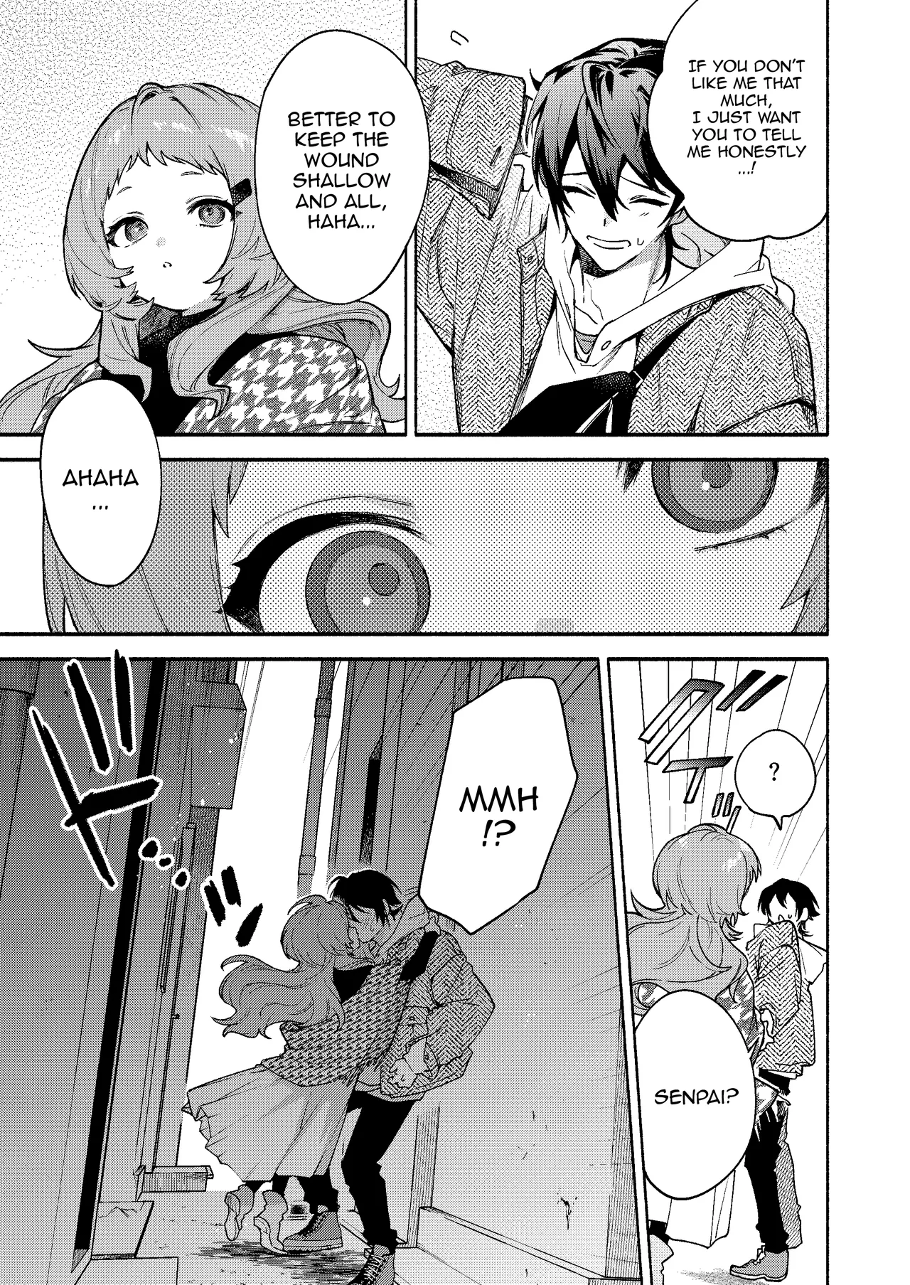 Mako-senpai ni Taberareru. ~Chiisakute Dekkai Ama Sado Senpai ni Otosareru~ | Eaten By Mako-senpai ~Falling To A Tiny But Huge Sadist Senpai~ page 9 full