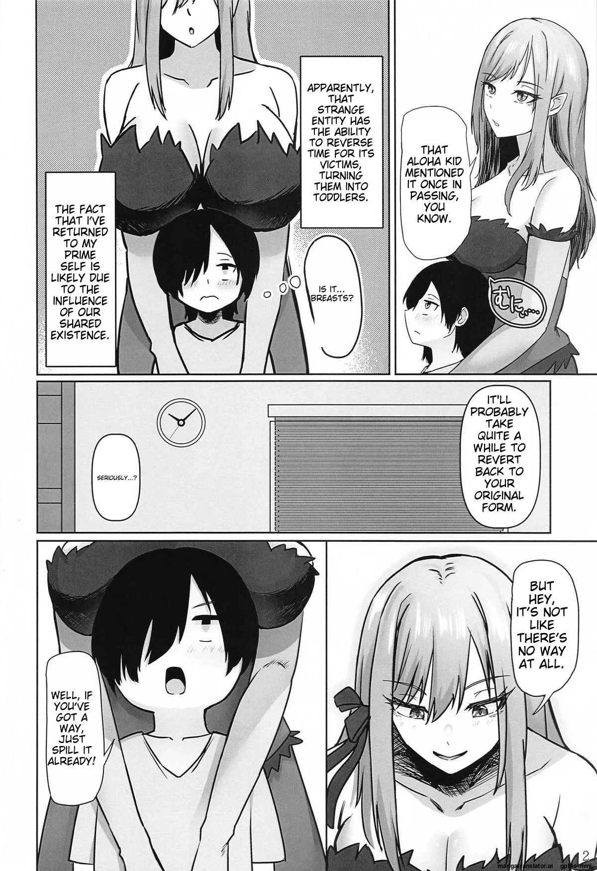 Iyashimonogatari ~Kinpatsu Glamour na Kyuuketsuki to Dekachichi Class Iinchou ni Yoru Sex Chiryou~ page 3 full