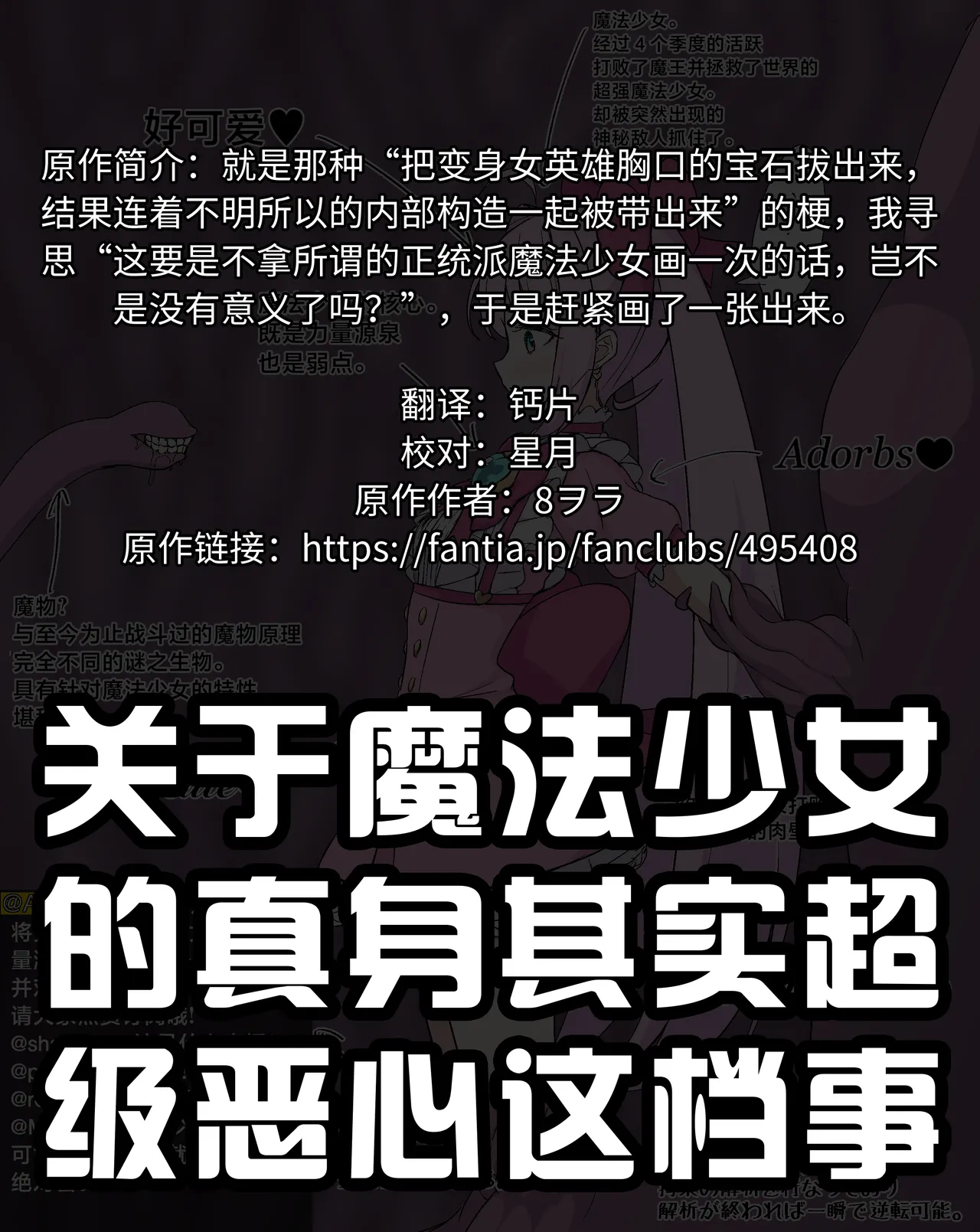 【8ヲラ】关于魔法少女的真身其实超级恶心这档事 page 2 full