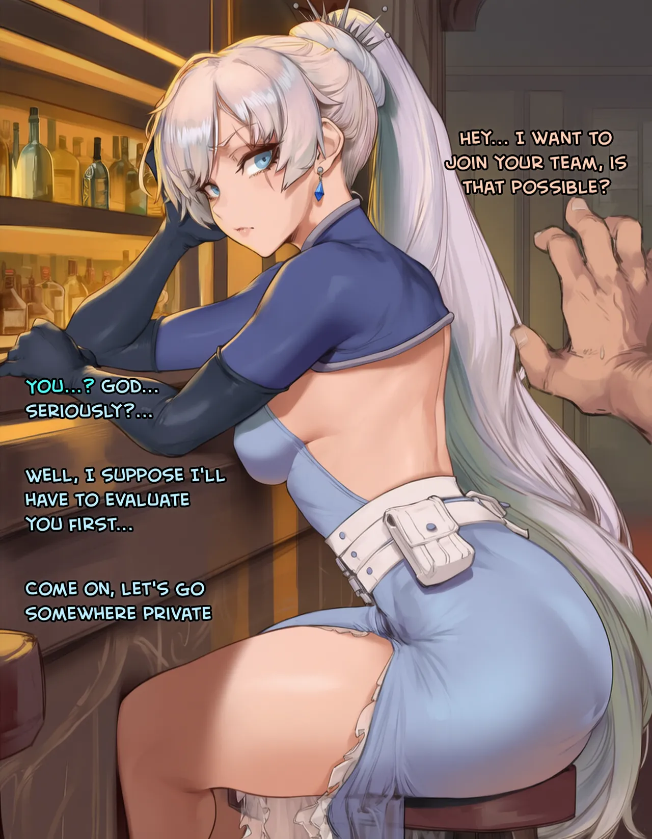 AIbby - Weiss Schnee Rejects You From Her Team - page 1 full