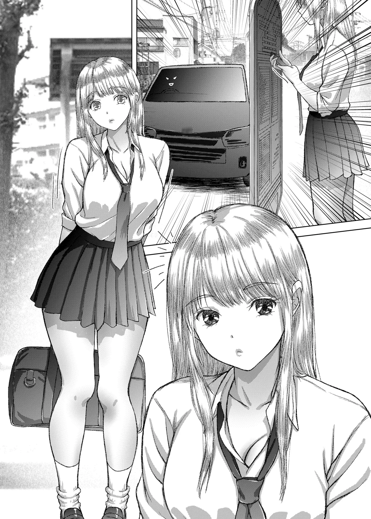Kotori-chan no Sainan  Bus-machi J-kei wo HiAce no Kei ni Shosuru Hanashi. page 3 full