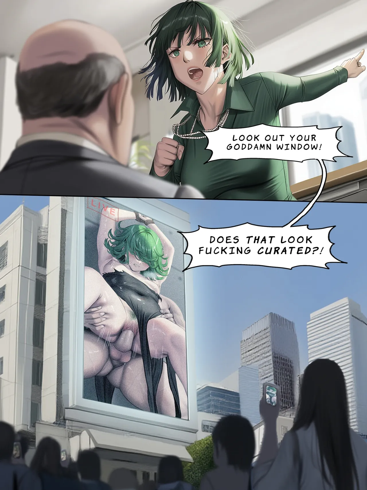 Humanity's Last Broadcast - A Fubuki & Tatsumaki One-Punch Man Doujin page 5 full