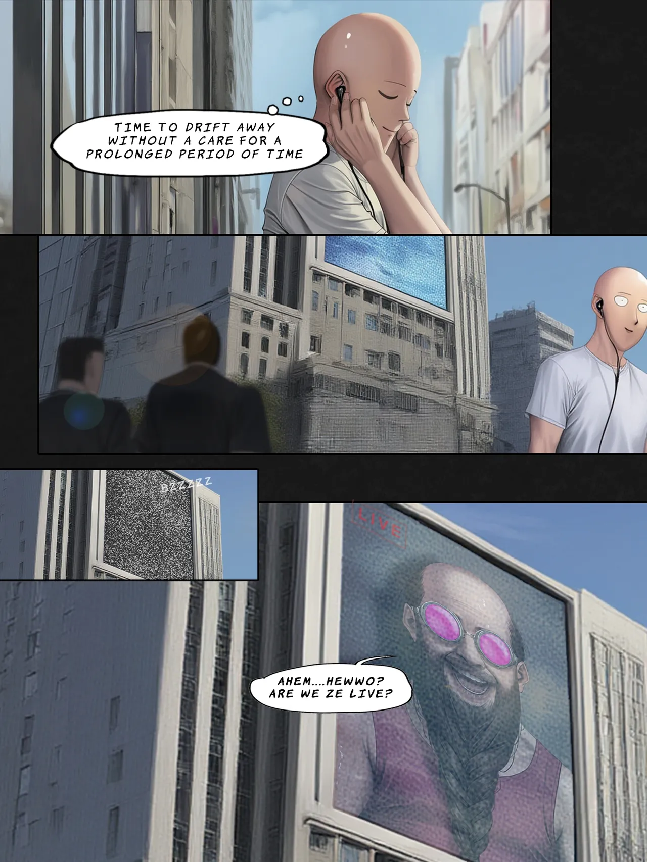 Humanity's Last Broadcast - A Fubuki & Tatsumaki One-Punch Man Doujin page 8 full