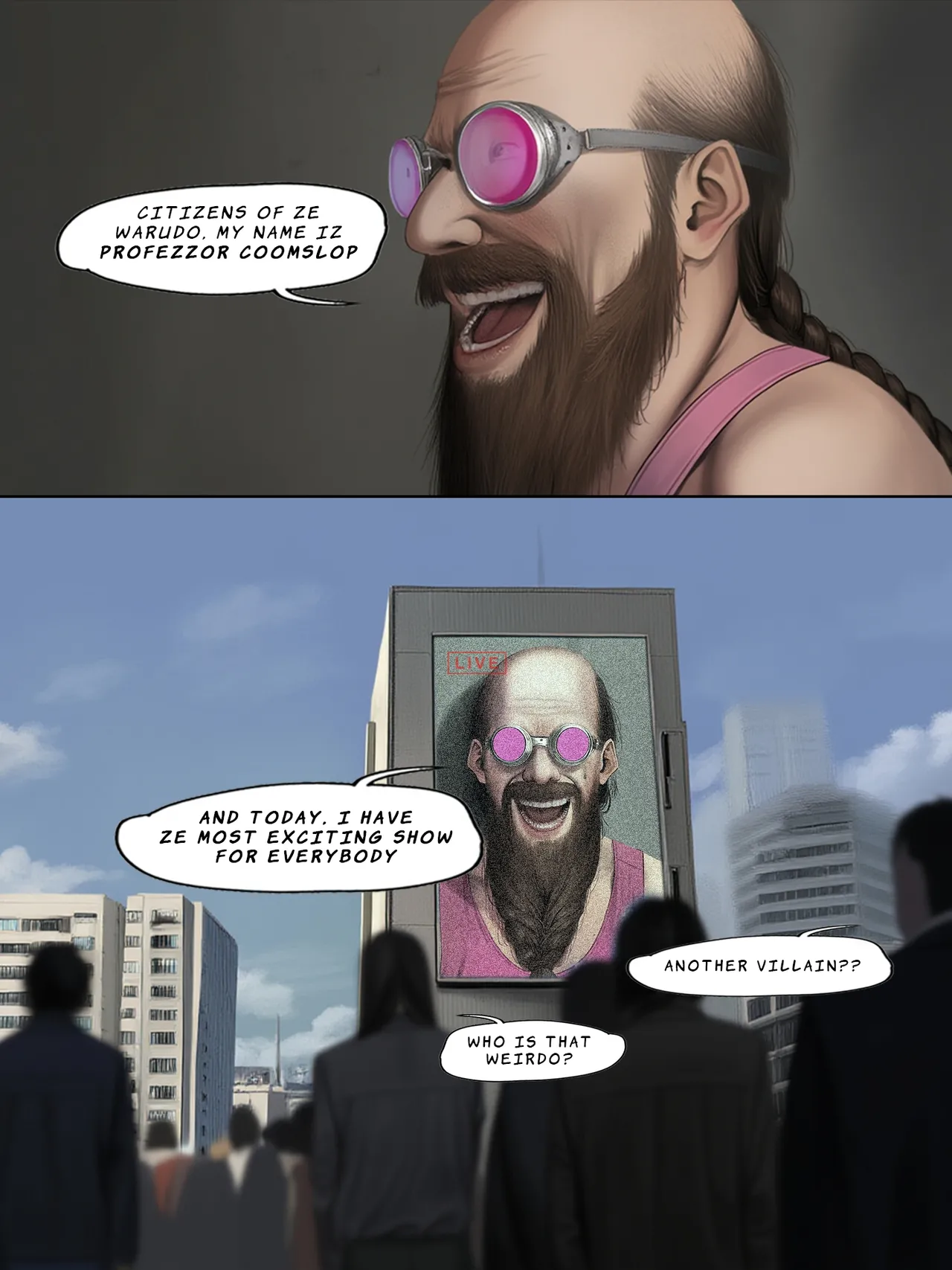 Humanity's Last Broadcast - A Fubuki & Tatsumaki One-Punch Man Doujin page 9 full