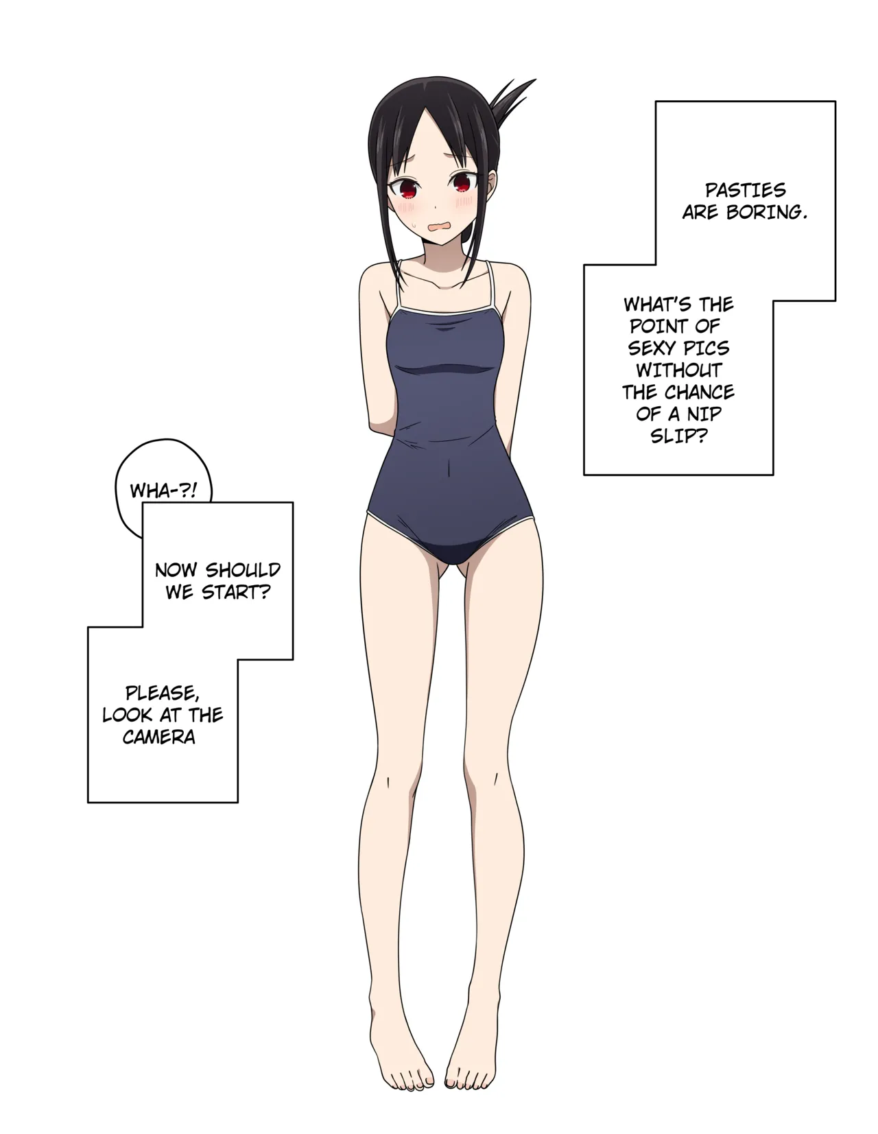 Shinomiya Kaguya's Swimsuit Photo Shoot - Part 1 page 7 full