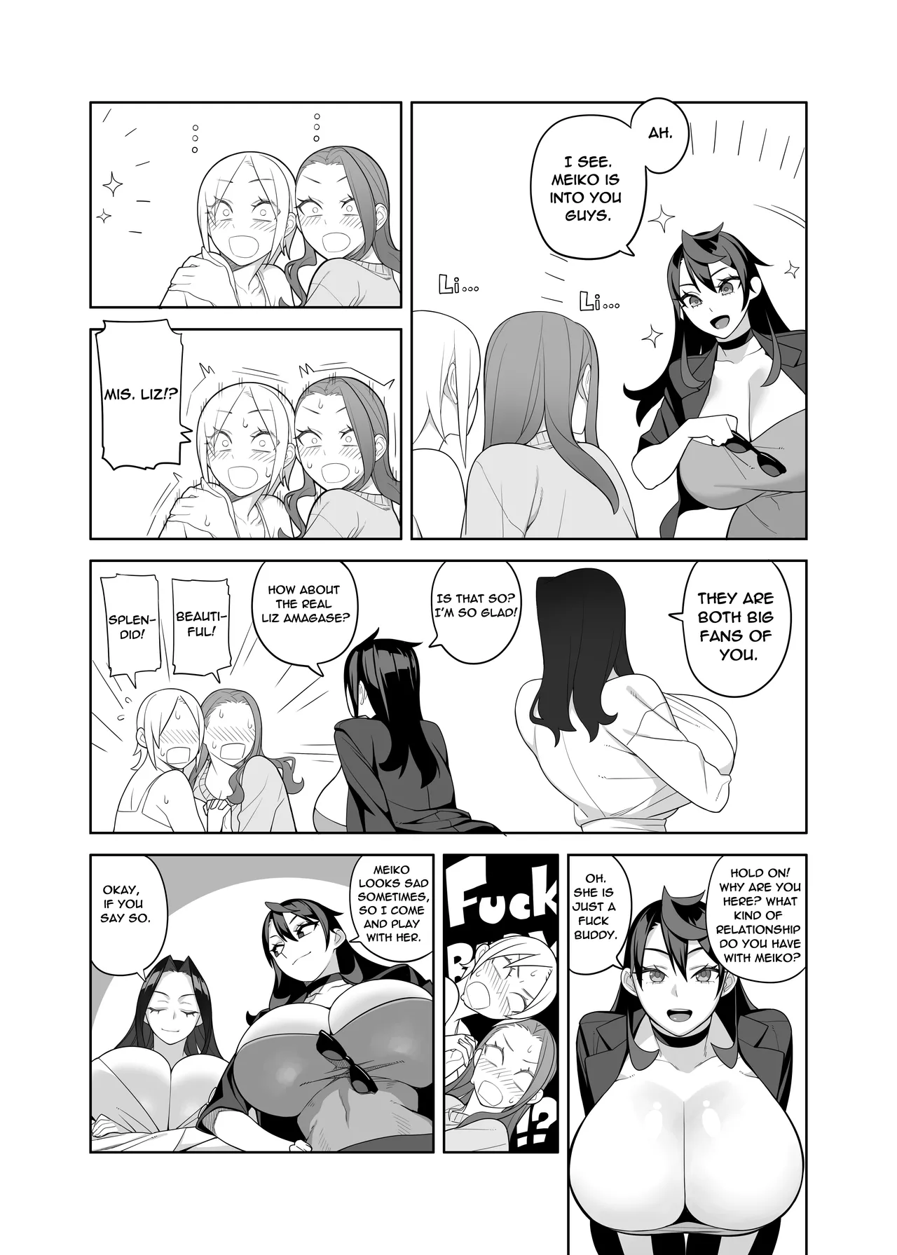 Busty Lewd Actress is the Principal's Woman | Bakunyū seshibu wa gakuen-chō no on'na | page 7 full