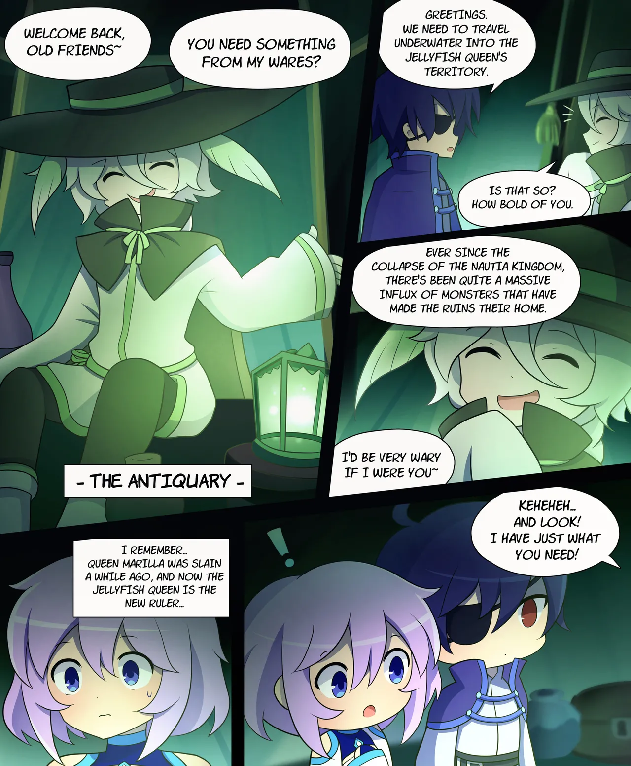 Seraph Ascent Chapter 1 With Secret Route B : OCEAN TRENCH page 4 full