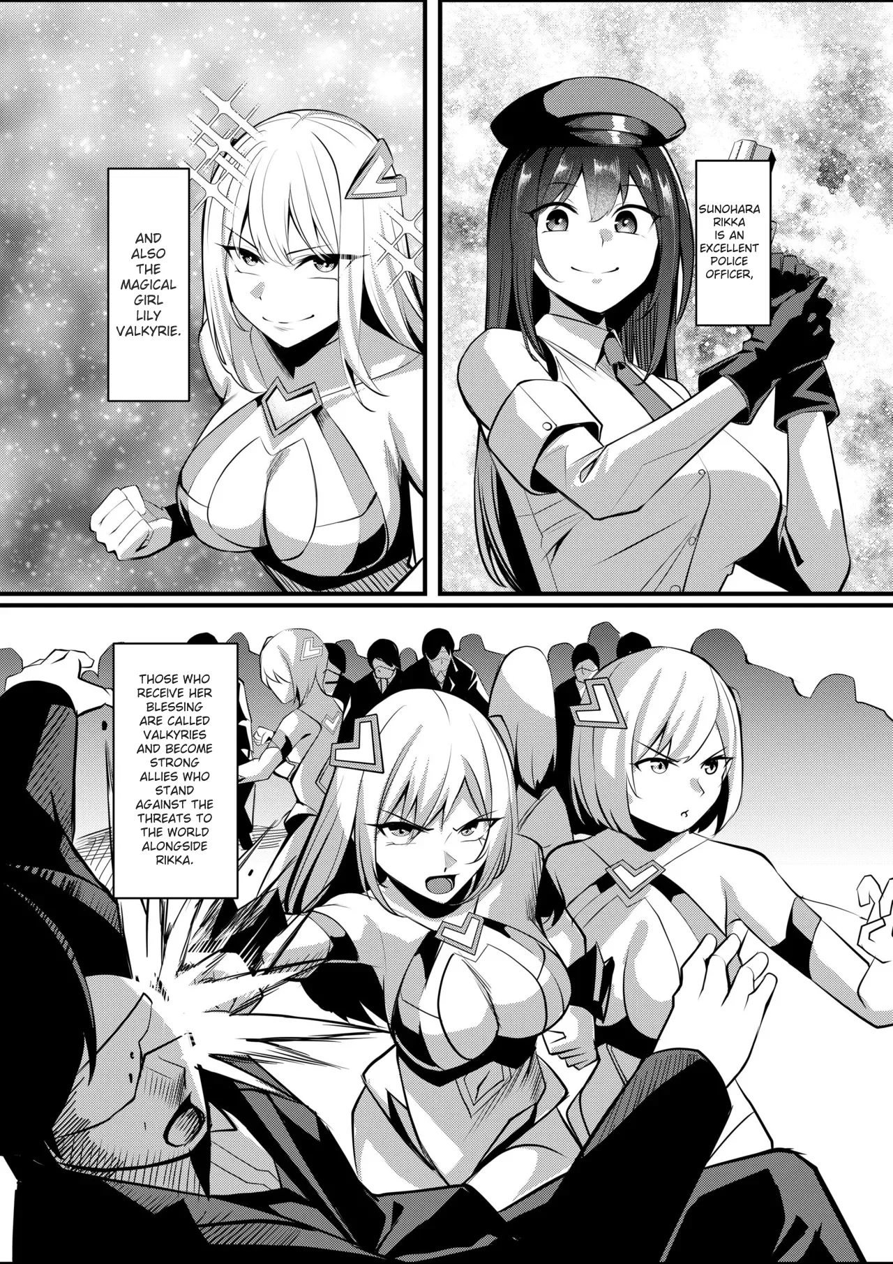 Mahou Shoujo Saint Lily Valkyrie ~Teki Soshiki ni Sennou Choukyou Sareta Mahou Shoujo ga Seishori Sentouin ni Ochiru made~ page 2 full