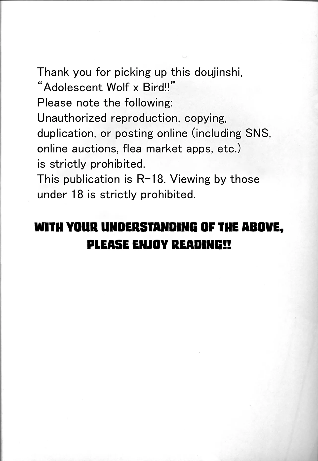 Adolescent Wolf x Bird!! page 4 full