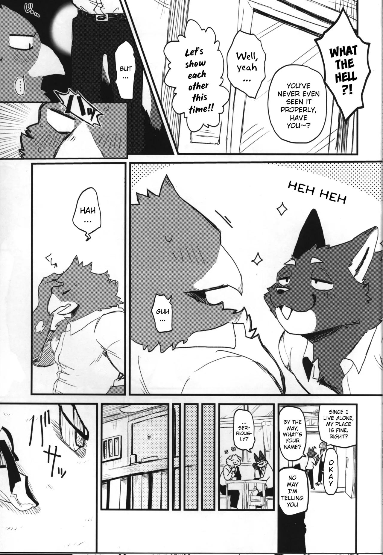 Adolescent Wolf x Bird!! page 9 full