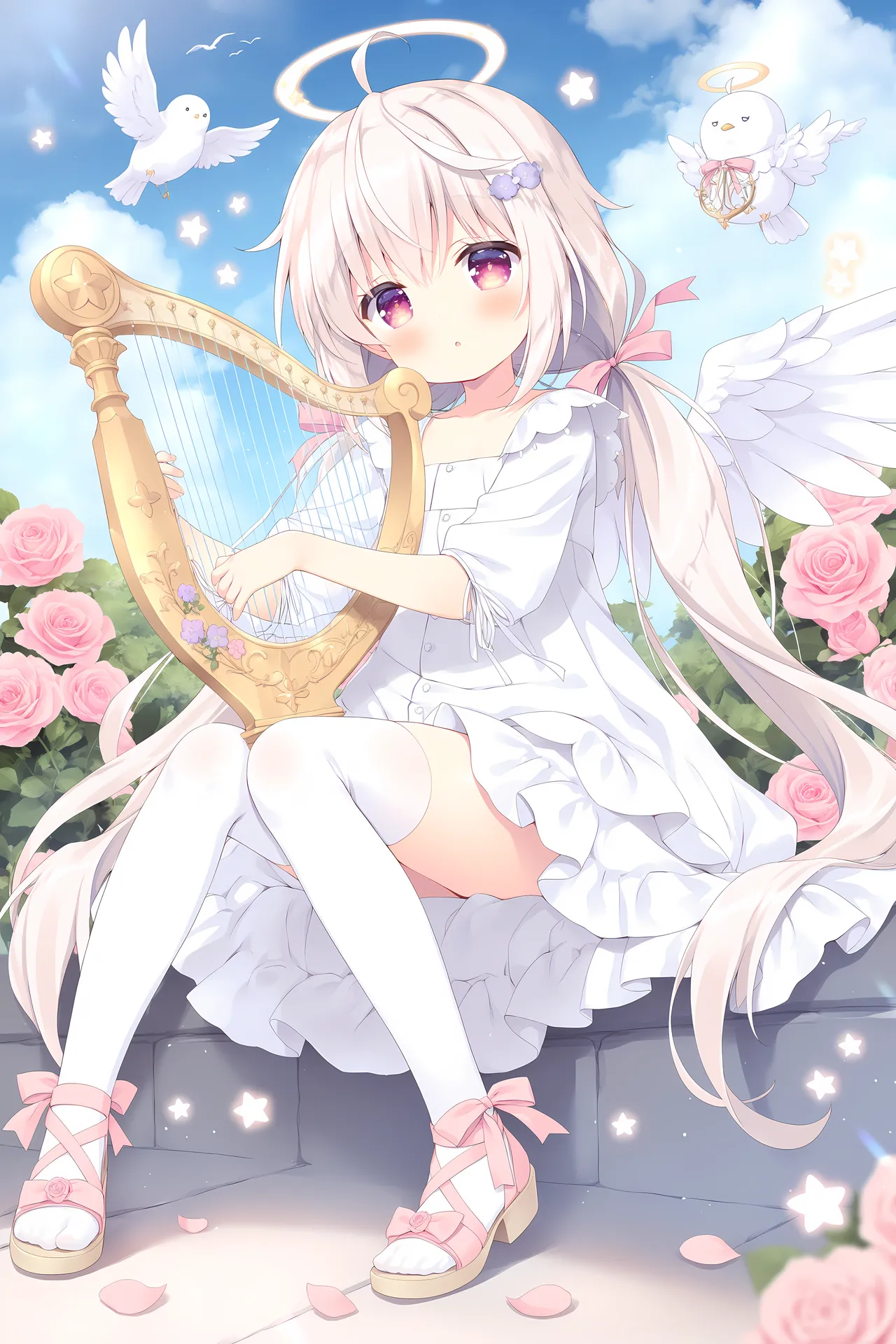 【シロバナ白丝】保健室のセンセーとシャボン玉中毒の助手 page 3 full