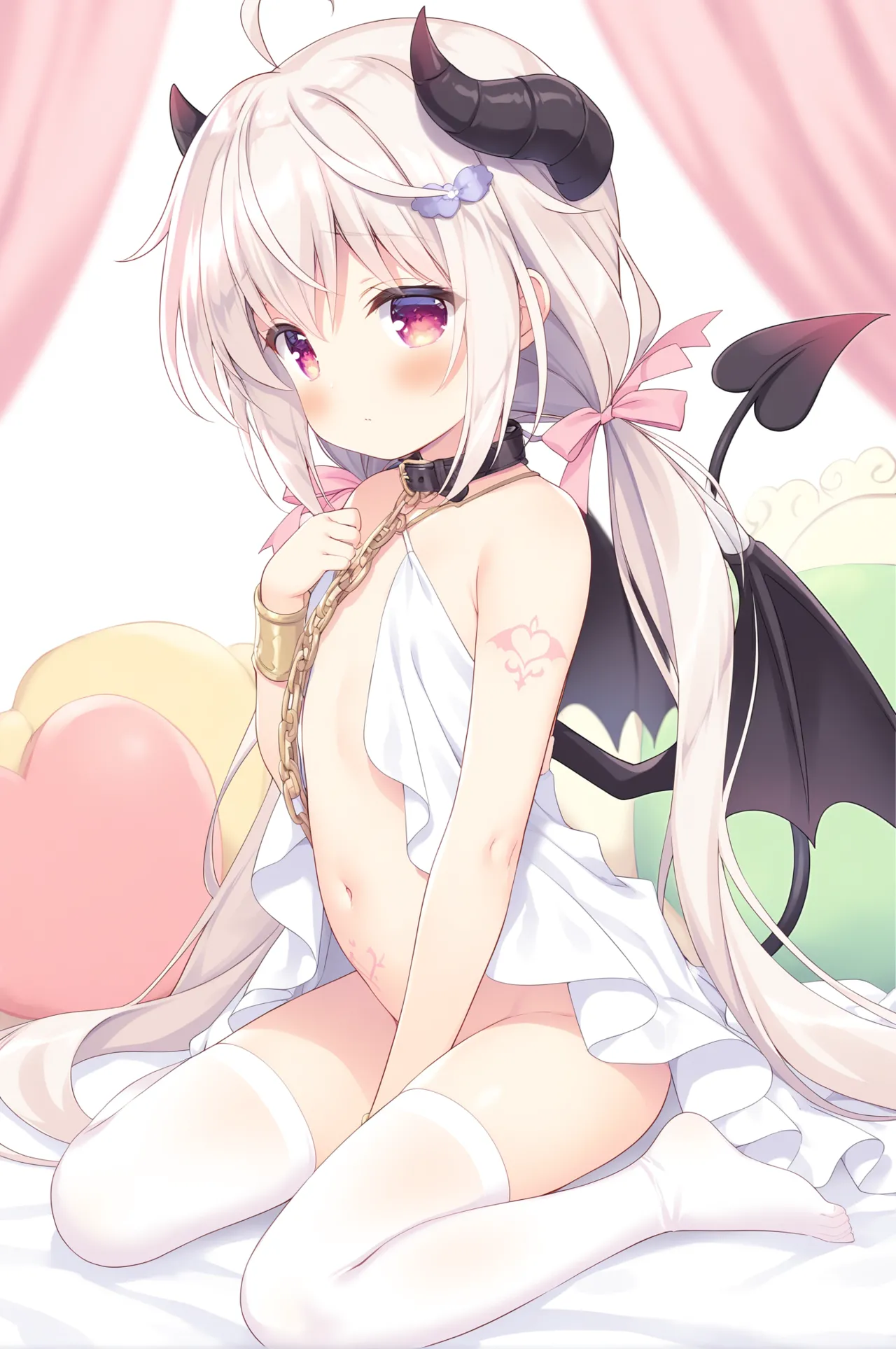 【シロバナ白丝】保健室のセンセーとシャボン玉中毒の助手 page 7 full