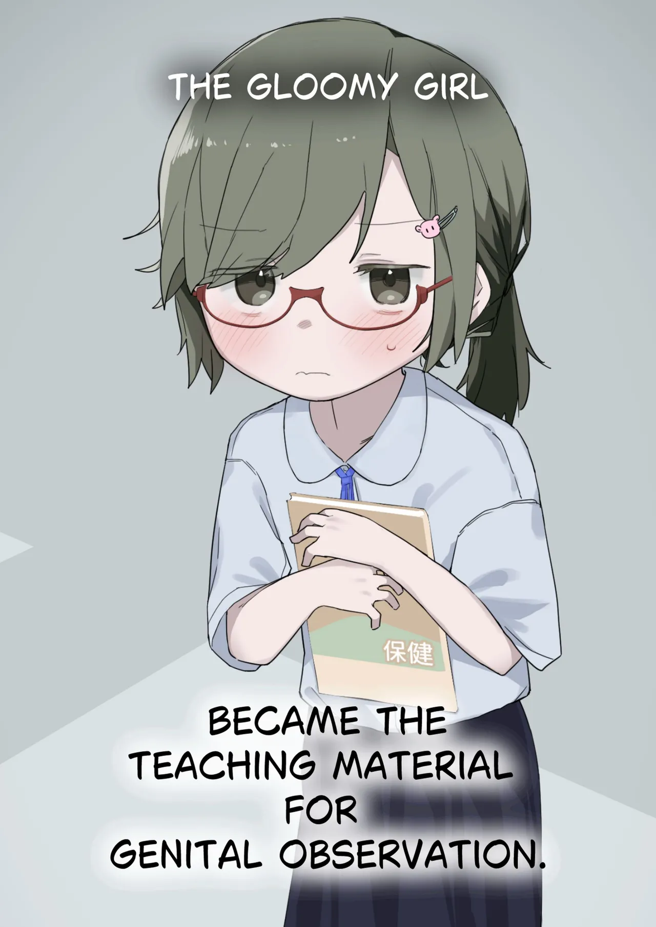 The gloomy girl became the teaching material for genital observation. page 1 full