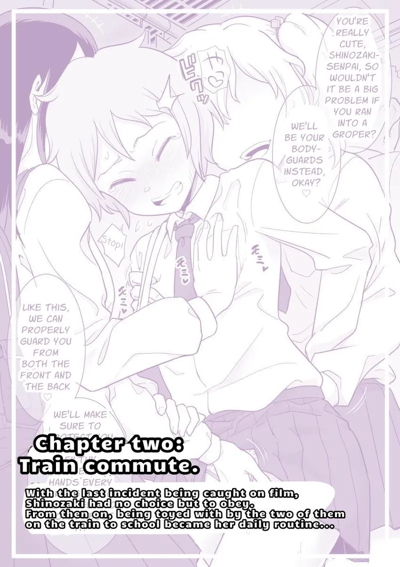 Les Kouhai to Shinozaki | Shinozaki and the Predatory Lesbians page 7 full