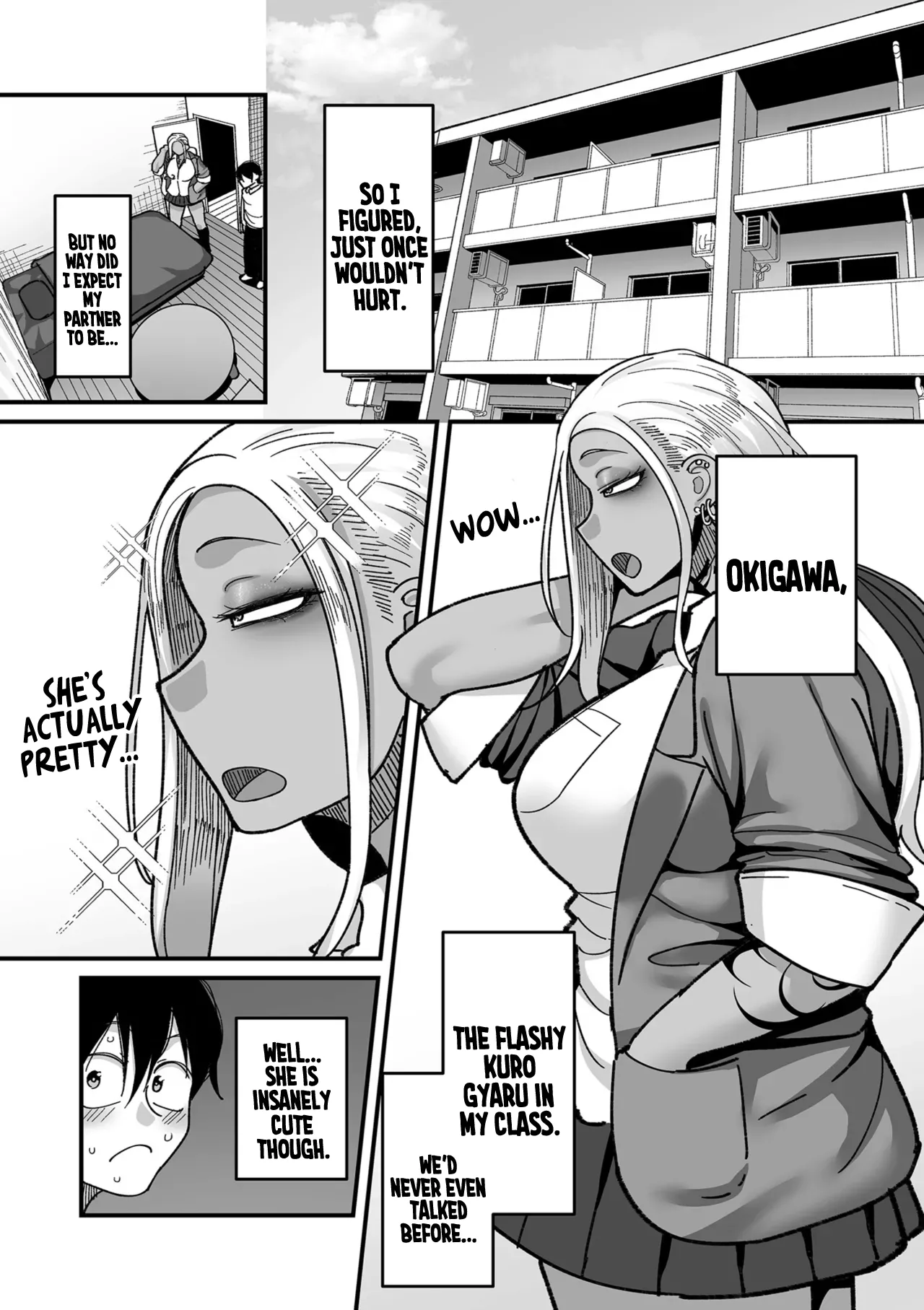 School Prostitution Journal  - Chapter 1: Kuro Gyaru Delinquent Okigawa page 9 full