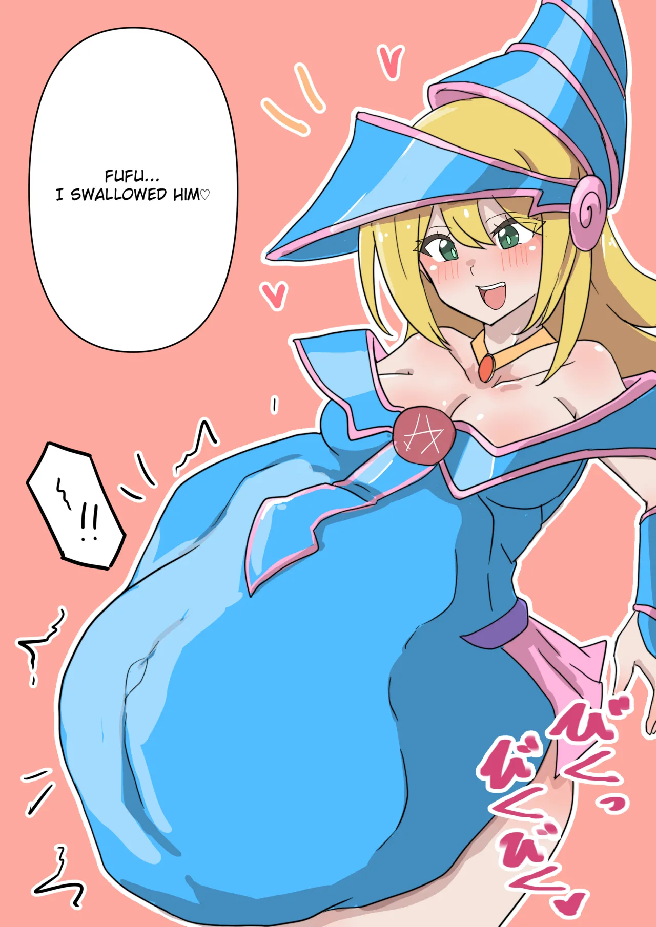 Black magician girl same size vore page 9 full
