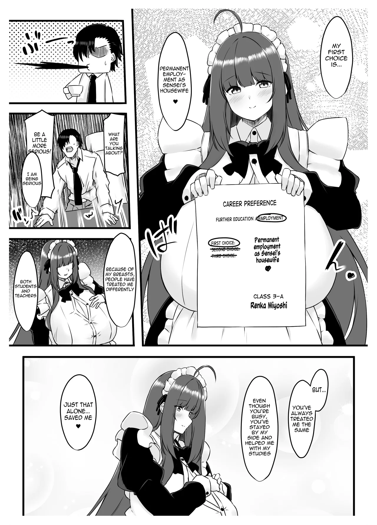 Oshiego Maid no Shuukatsu Jijou - JOB HUNTING SITUATION OF STUDENT MAID page 9 full