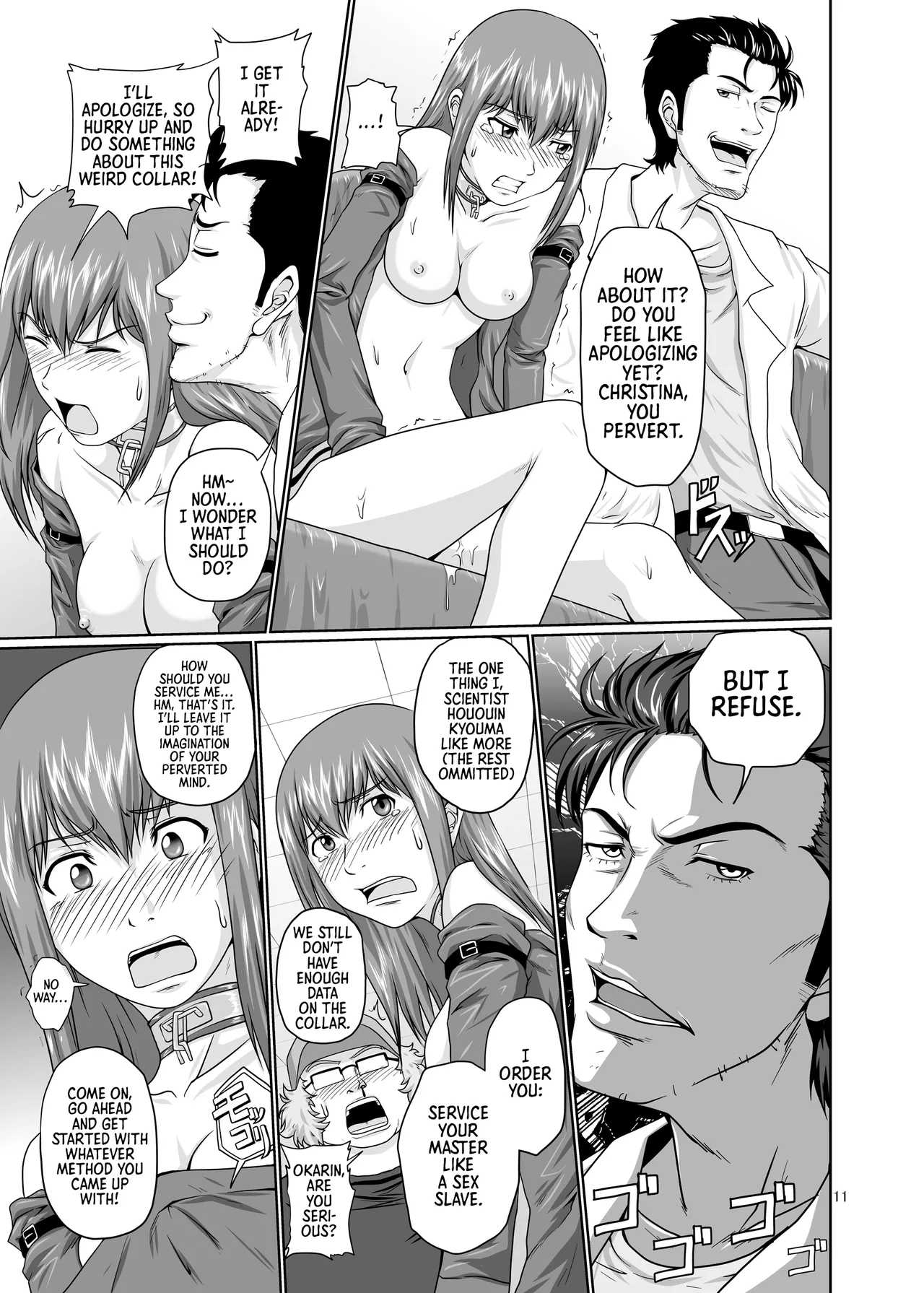 A Completely Submissive American Virgin - Chapter a -Sexual slavery Makise Kurisu- page 10 full