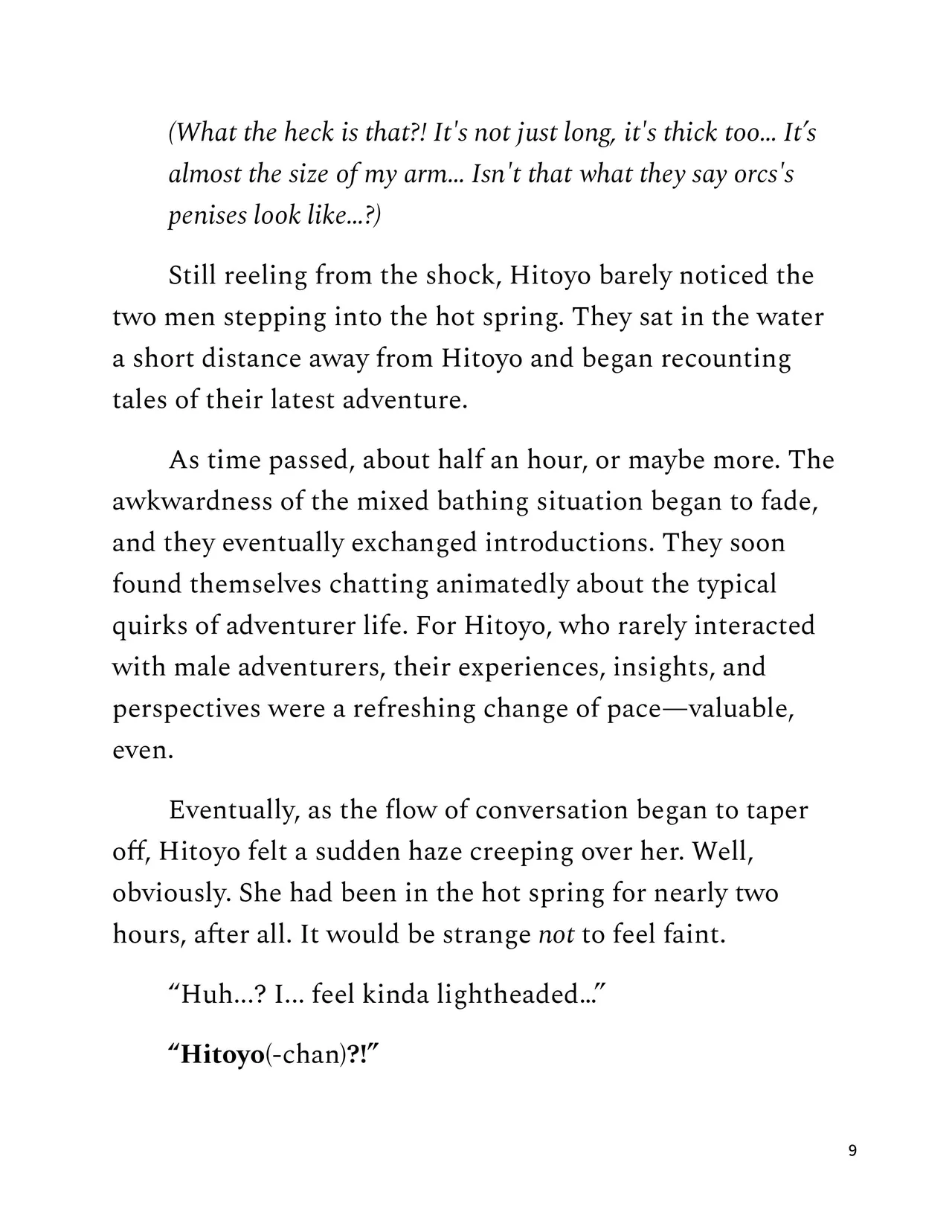 Hitoyo-chan no Junan SS2 | Hitoyo-chan's Suffering Short Story 2 page 9 full