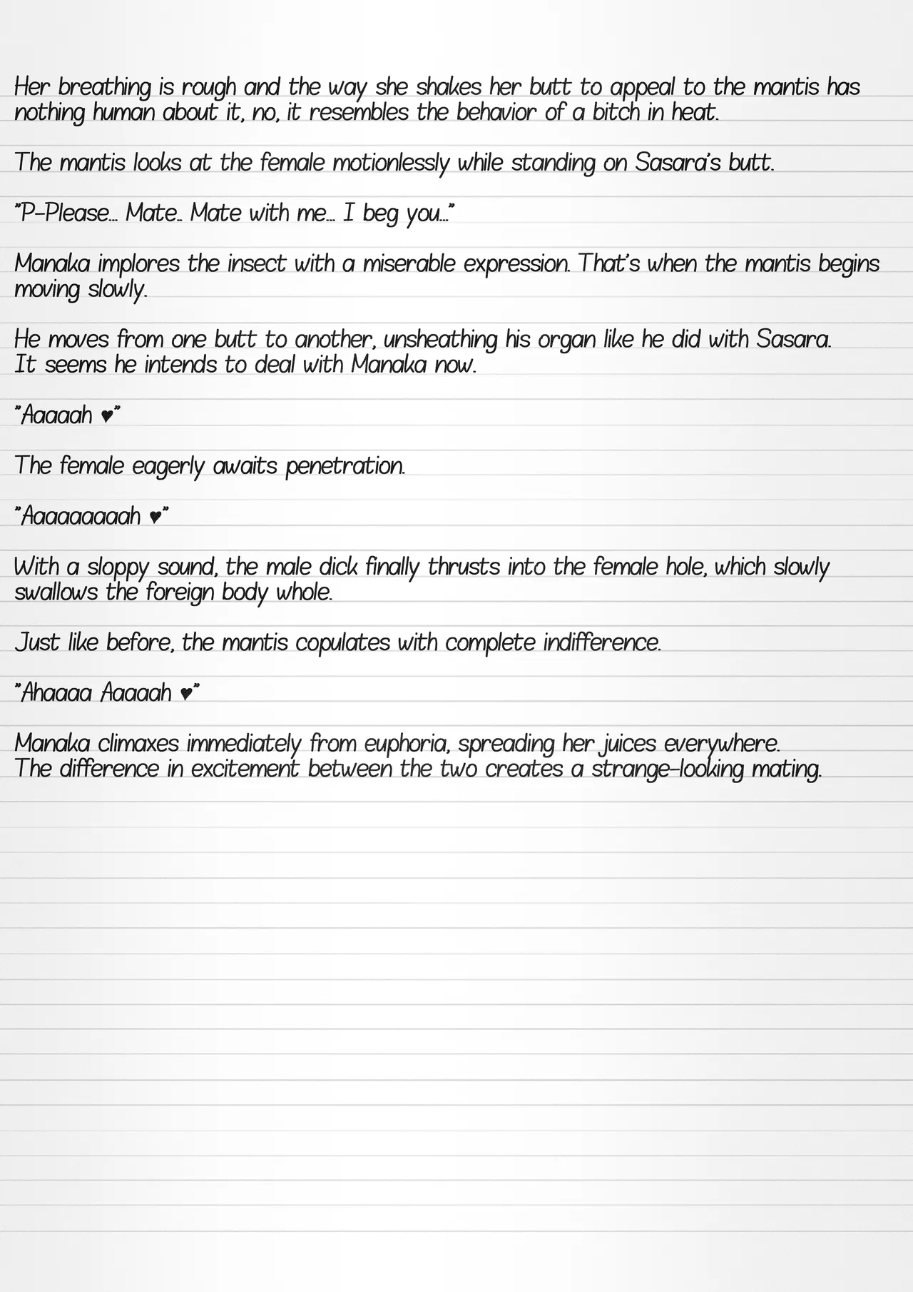 Misuke's Short Stories 30 - Sasara & Mantises page 7 full